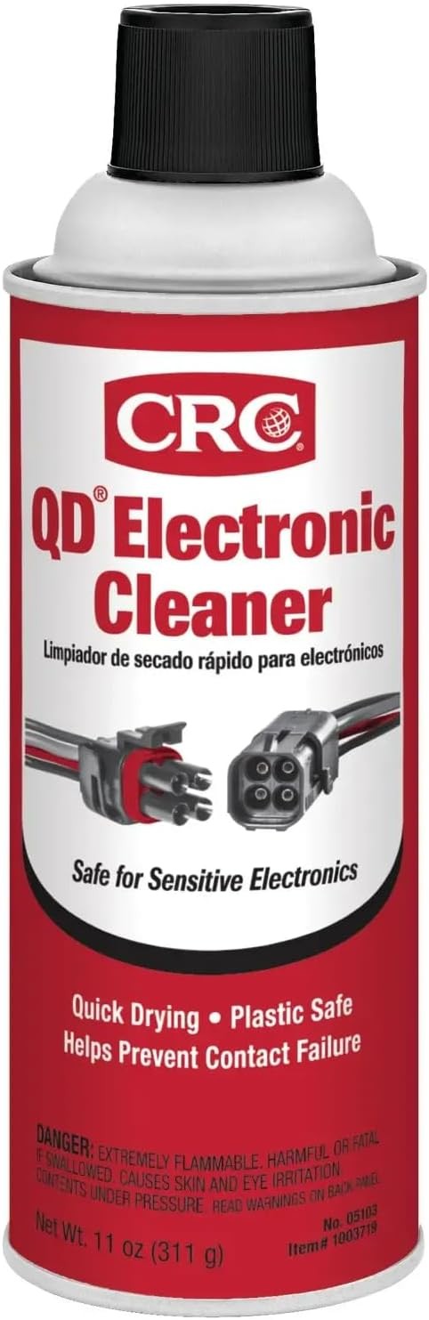 ELECTRIC ELECTRONIC EQUIPMENT CLEANER Liquid Quick Drying Plastic Safe 11 Wt Oz