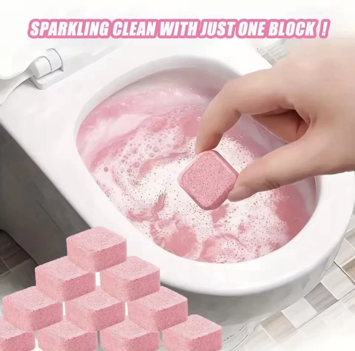 -20Pcs Toilets Cleaning Effervescent Tablet Toilet Cleaner Deodorant Remover