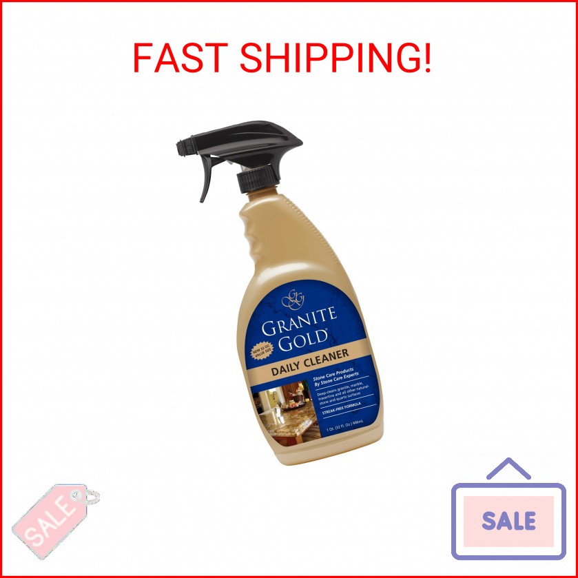 Granite Gold Daily Cleaner for Granite, Marble & Other Natural Stone & Quartz Su