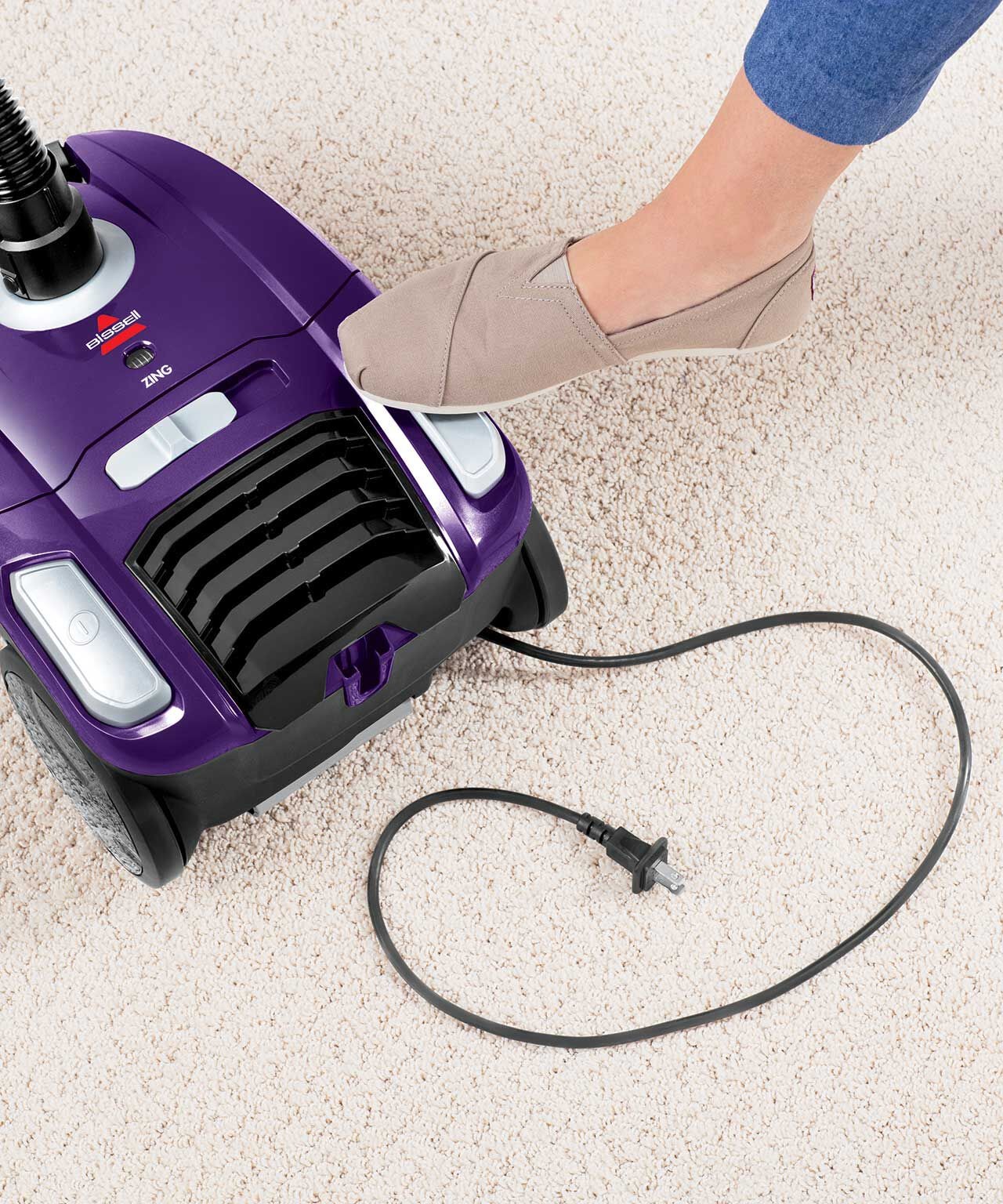 BISSELL Zing Bagged Lightweight Portable Canister Vacuum Cleaner | 2154A