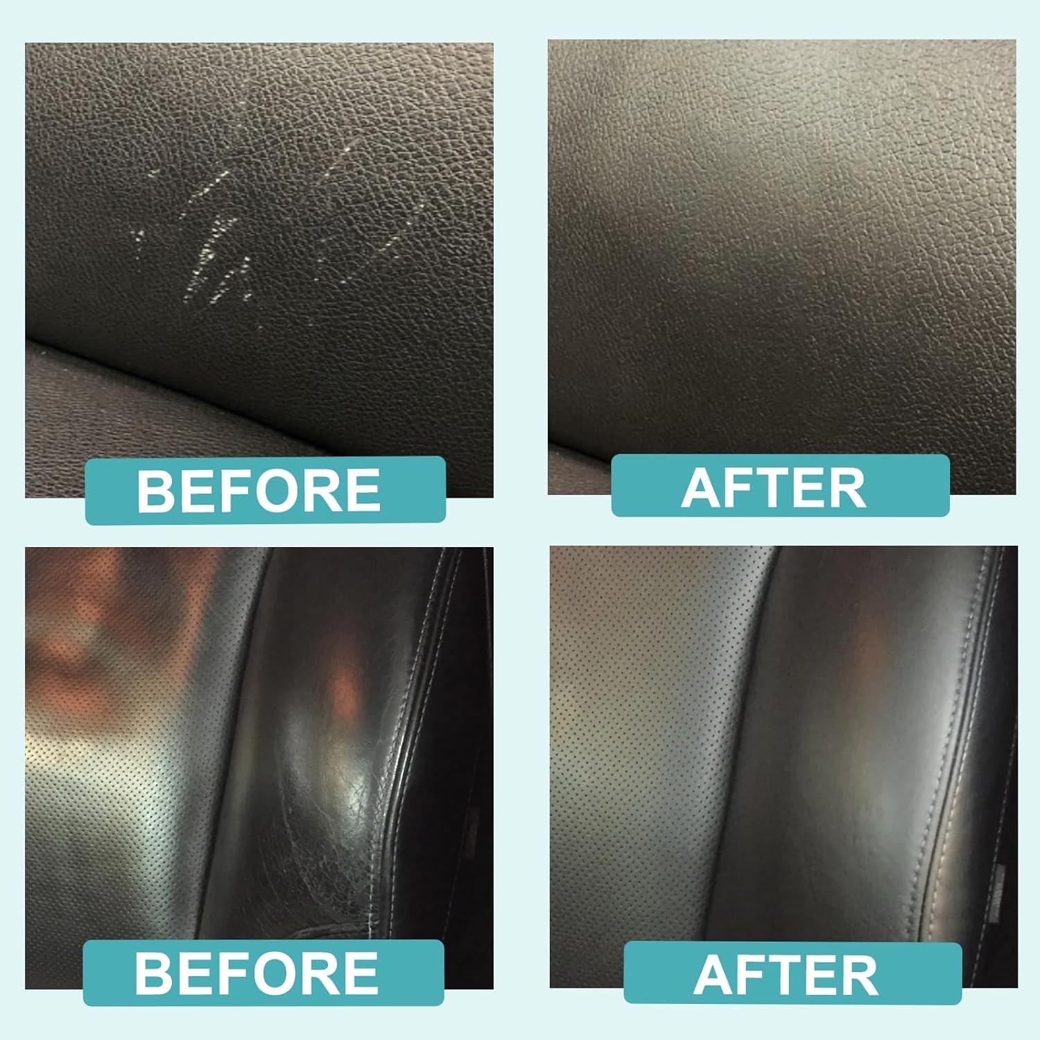 2PCS Plastic Clarify For Cars, Plastic Clarify, Waterless Spray Wax, All-In-One