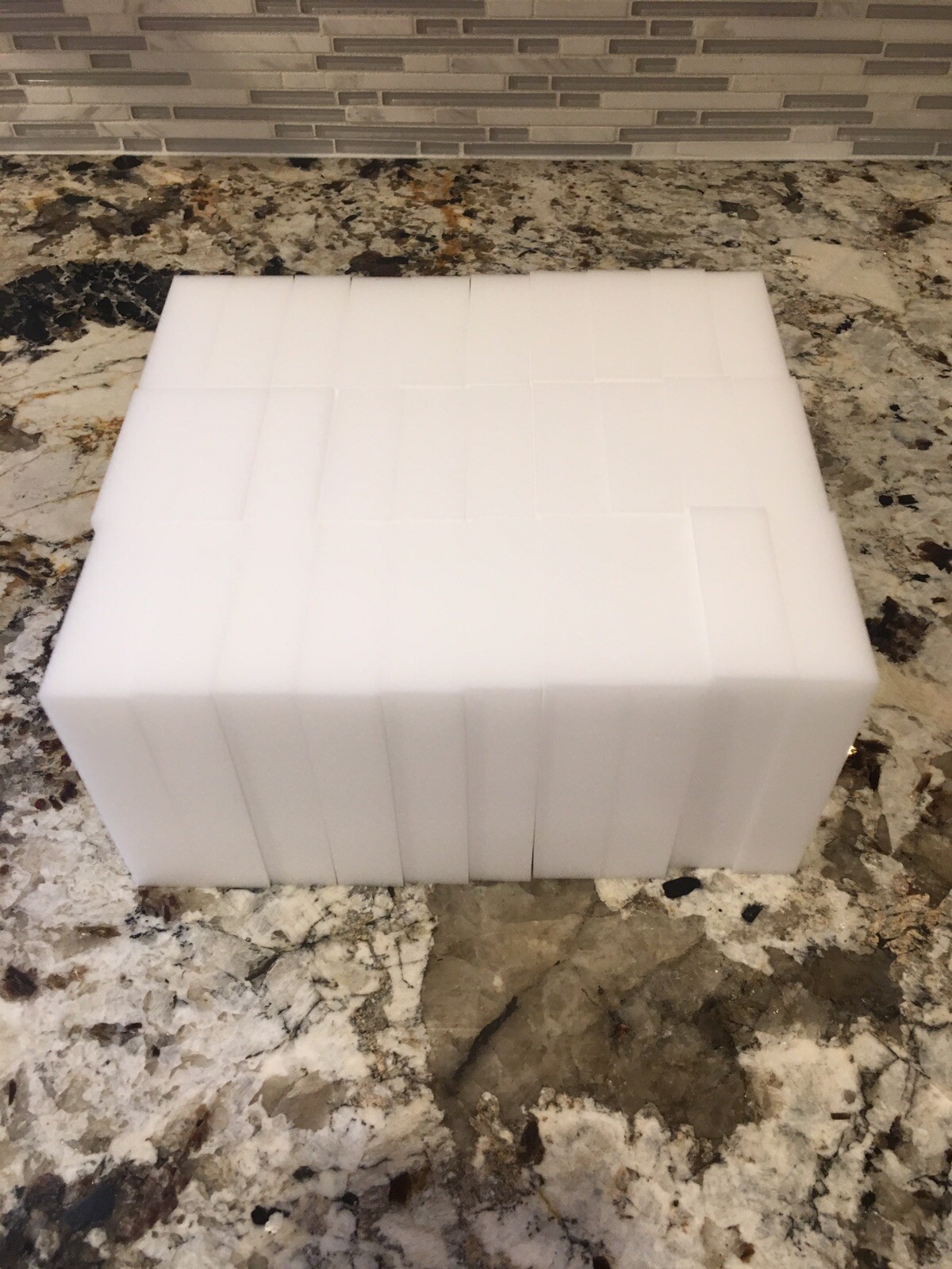 30 Melamine Sponge Eraser BULK PACK 10x6x2cm 3/4″ Thick – Works Like Magic!