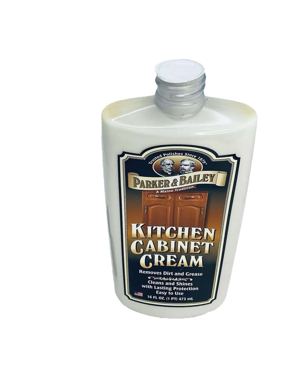 PARKER & BAILEY KITCHEN CABINET CREAM REMOVES DIRT GREASE SHINES PROTECTS 16 OZ