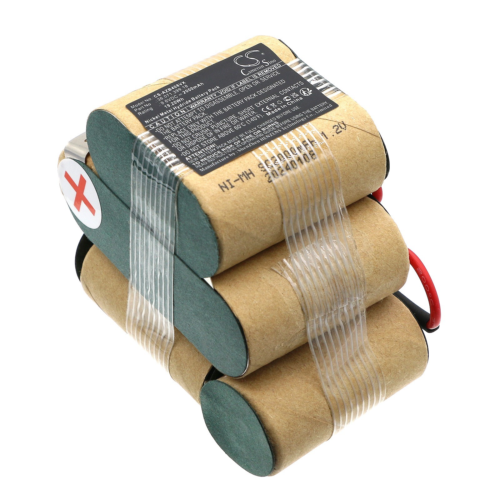 BATTERIE 2000mAh Type 36.071.399.18 For AEG AG408 ZB408 ZB4108