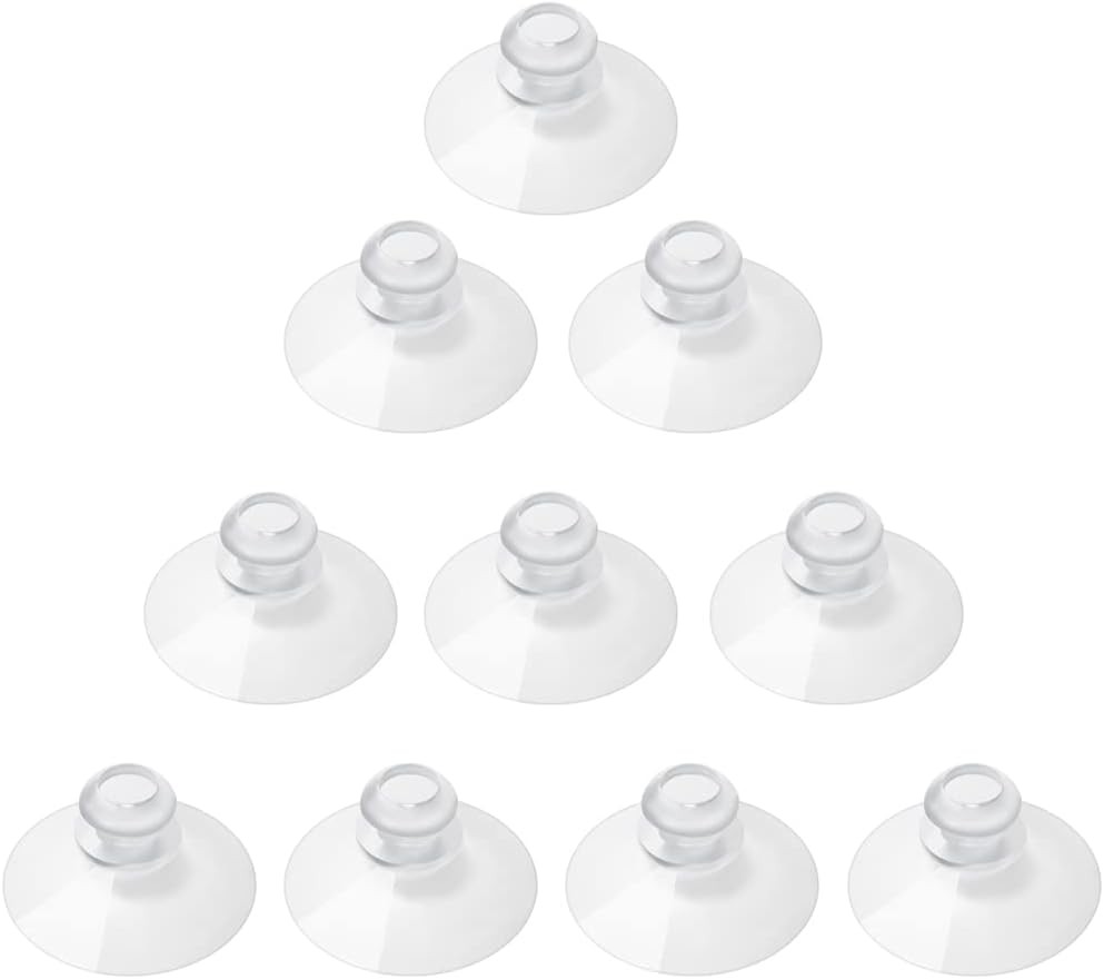 30mm 10 Pieces Small Suction Cups Clear Thick Without Hooks Without Holes,
