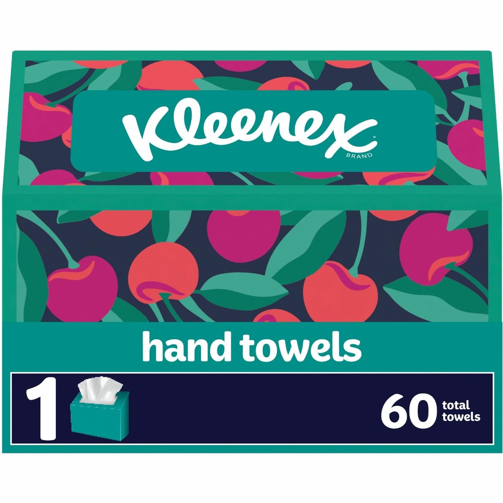 Kleenex Hand Towels, Single-Use Disposable Paper Towels, 1 Box, 60 Towels Total