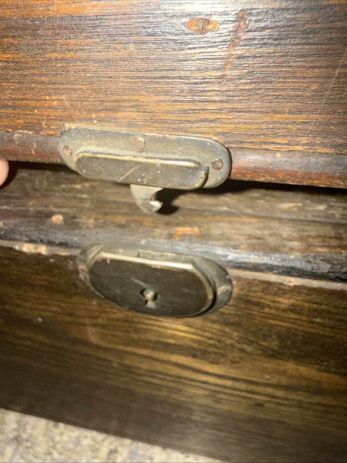 Handmade Lead Lined Wood Box Storage 9Lb 11.5×8.125×7.75”H W Lock No Key EUC