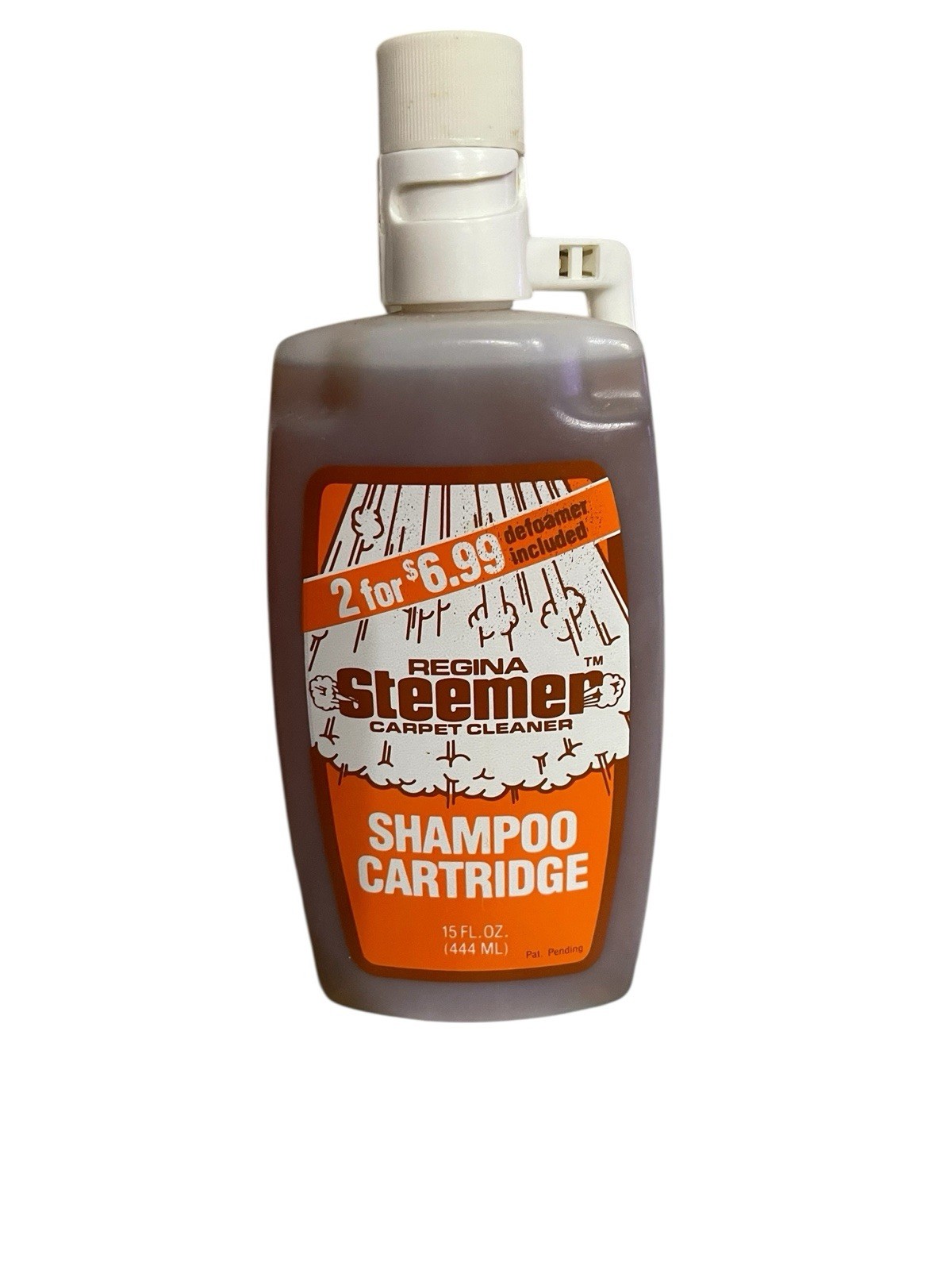 Regina Steemer carpet cleaner shampoo cartridge (vintage 1987) 15 oz.