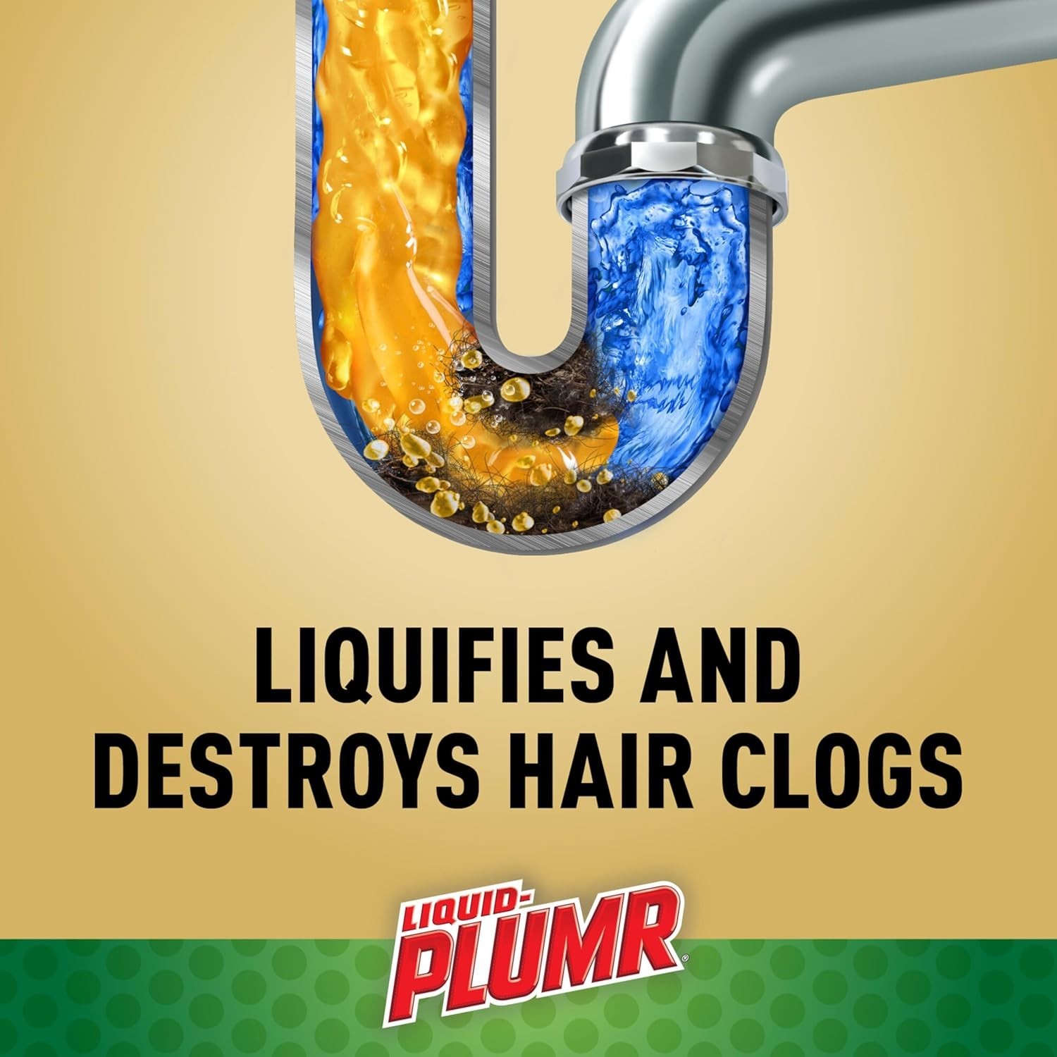 Pro-Strength Hair Eliminator Gel Clog Remover Safe for Septic Systems 16 fl oz