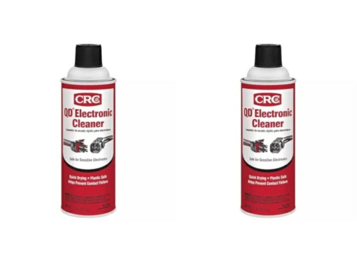 2 Pack Electronic Contact Cleaner Spray Best Quick Drying Fix CRC QD Corrosion