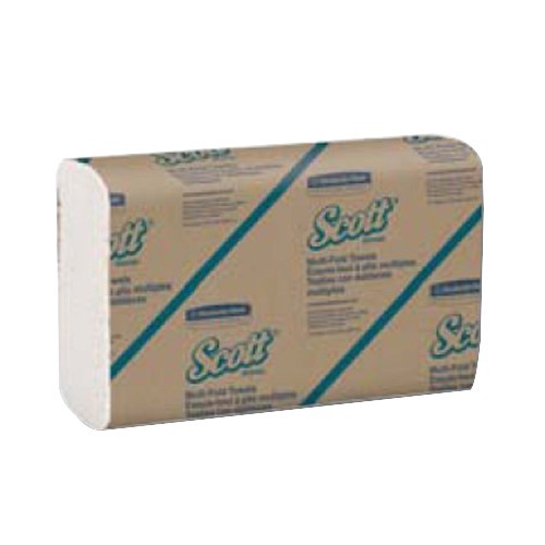 Kimberly Clark Scott Multifold Towel White Paper 9.4″ L x 9.2″ W | 16 Pack/Case