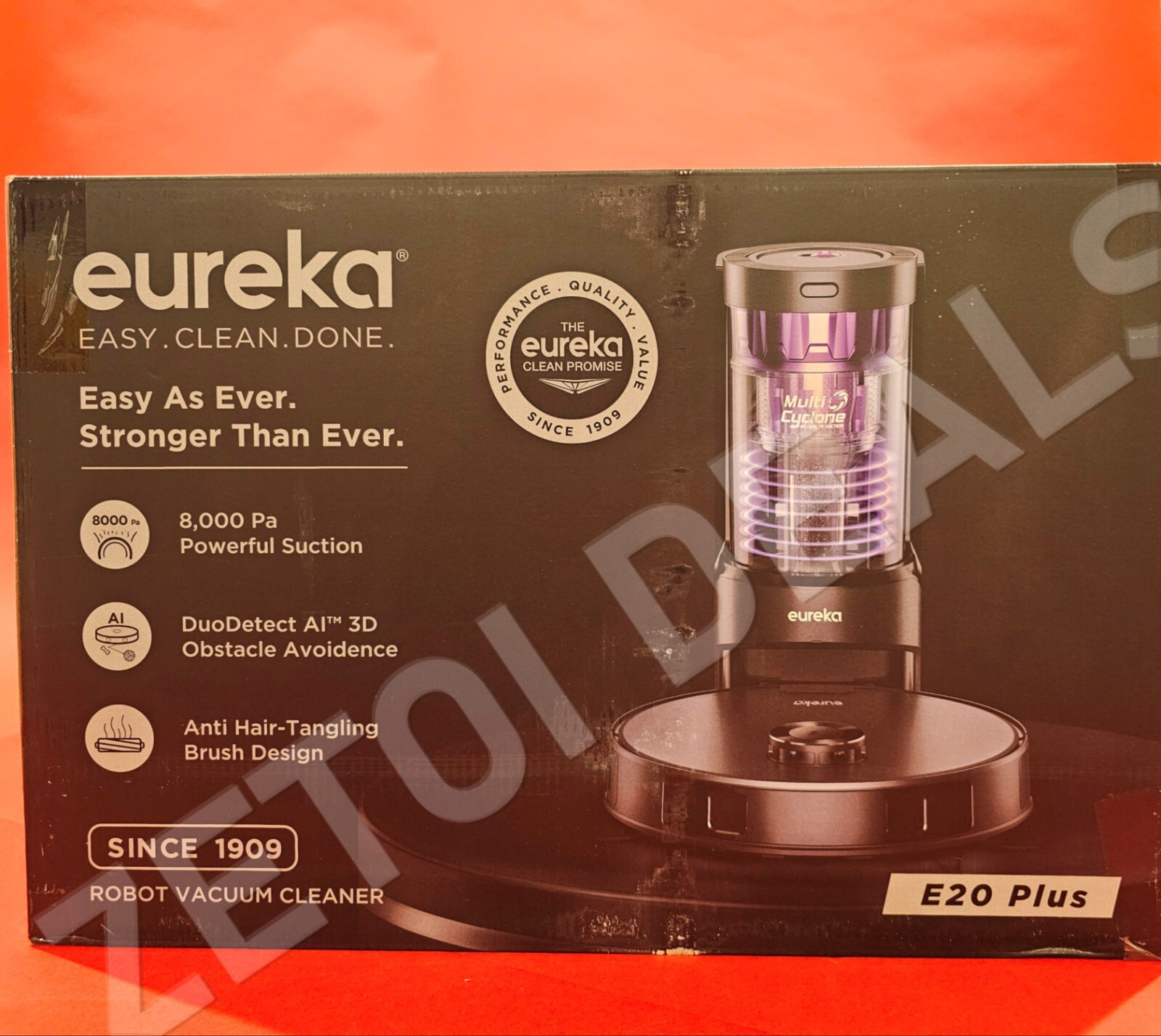 **BRAND NEW** Eureka E20 Plus w/ Bagless Self Emptying Station ROBO VACUUM