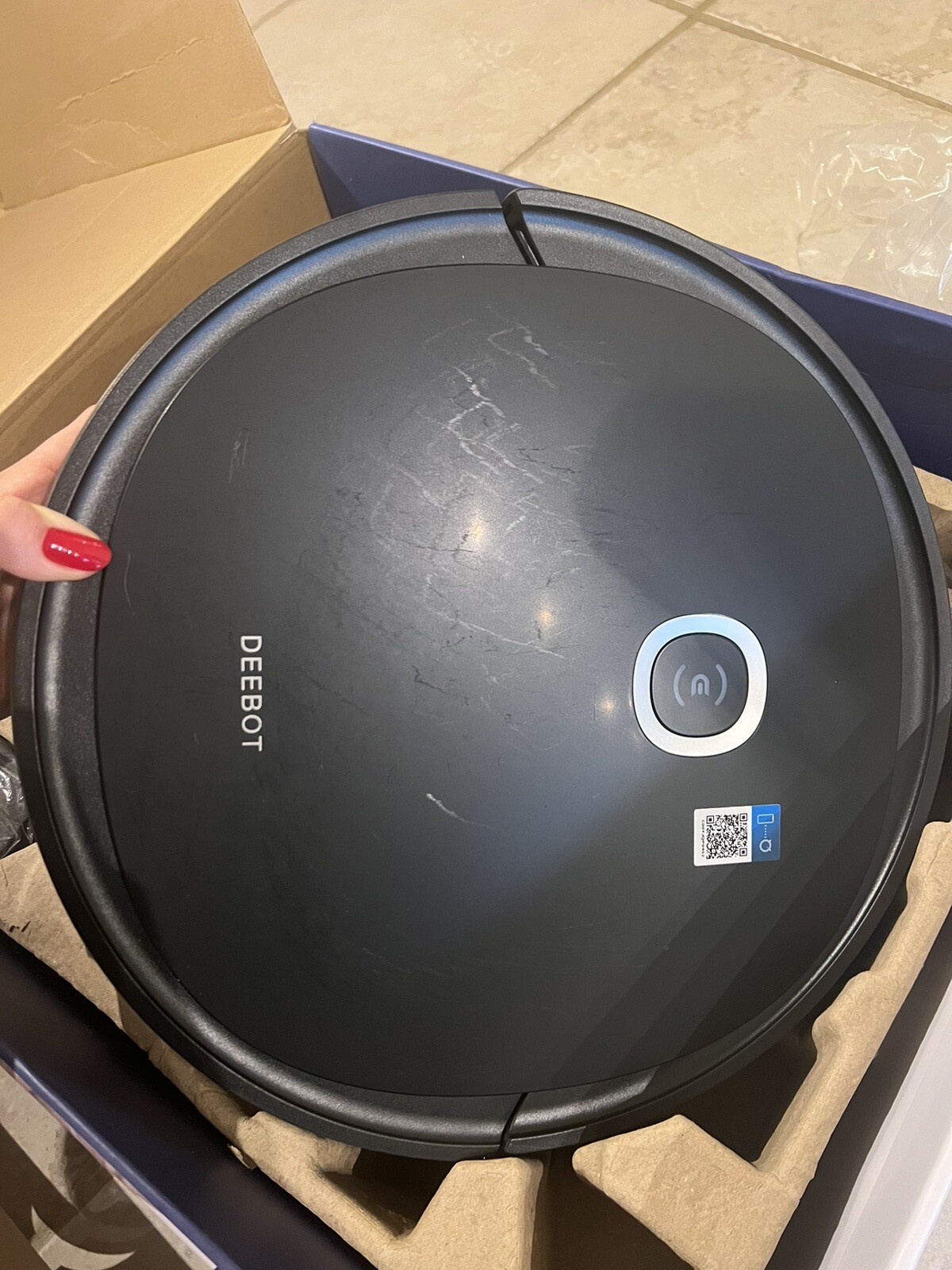 ECOVACS Robotics – DEEBOT OZMO U2 PRO Robotic Vacuum & Mop With Pet Care Kit BLK