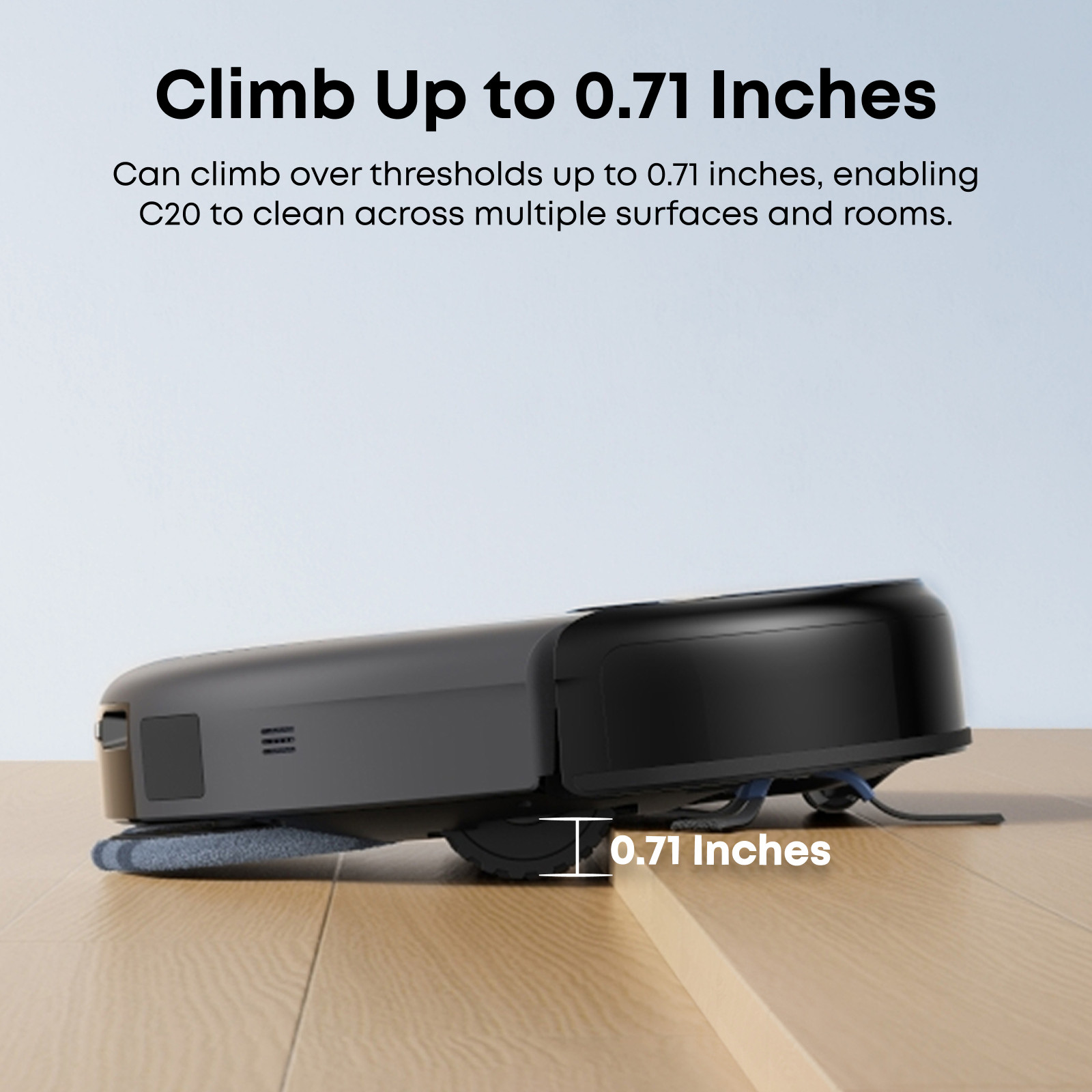eufy Robot Vacuum and Mop Combo C20 + Cleaning Solution-Certified Refurbished