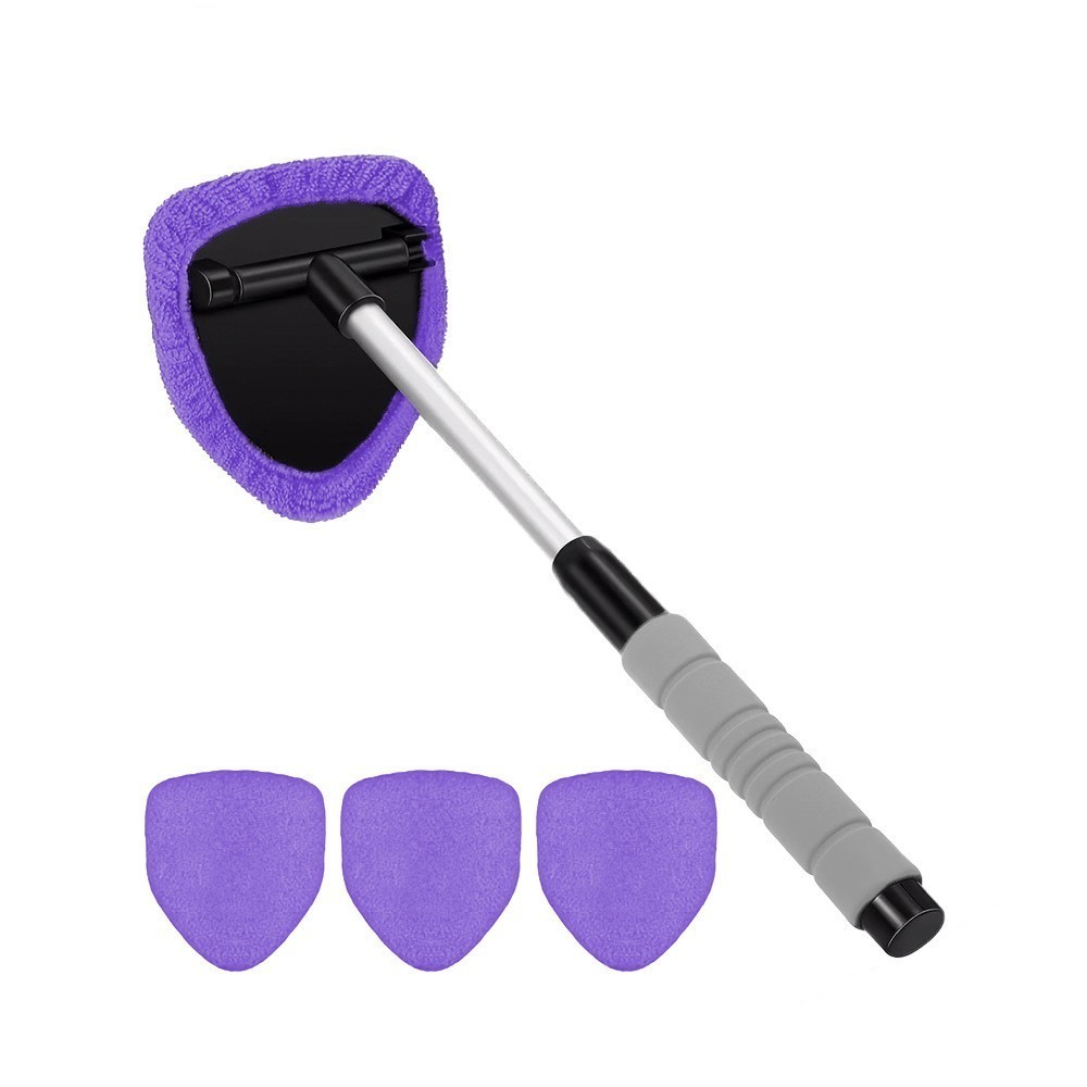 Extendable Car Window Glass Wiper Cleaner Brush Windshield Cleaning Tool Kit