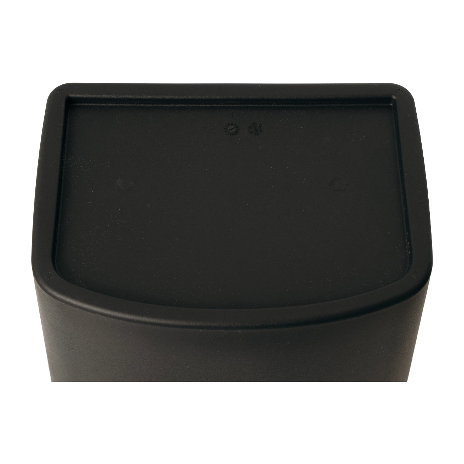 Black,11 Gallon Trash Can, Plastic Lift Top Kitchen Trash Can,