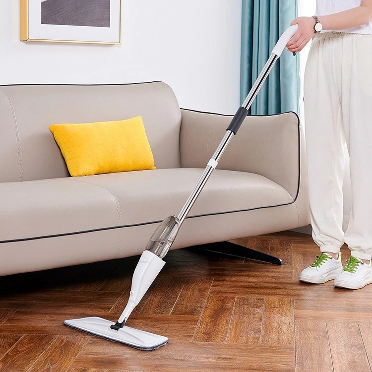 1/2Set Spray Mops for Floor Cleaning with 5 Washable Pads,Wet Dry Microfiber Mop