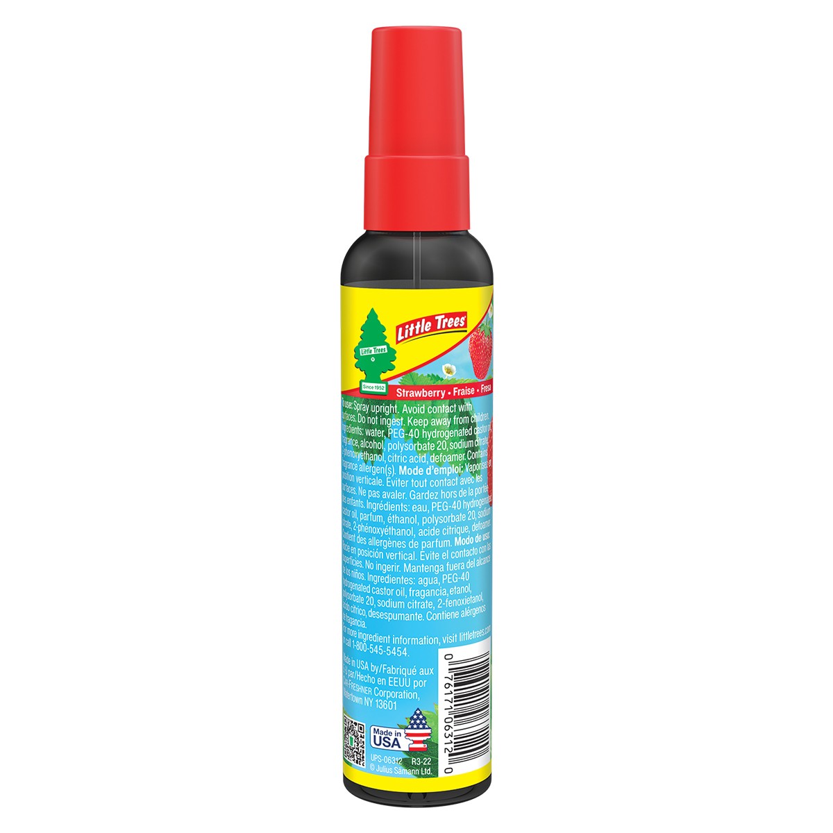 Little Trees Spray Strawberry Car Air Freshener 3.5 oz – CHOOSE QTY