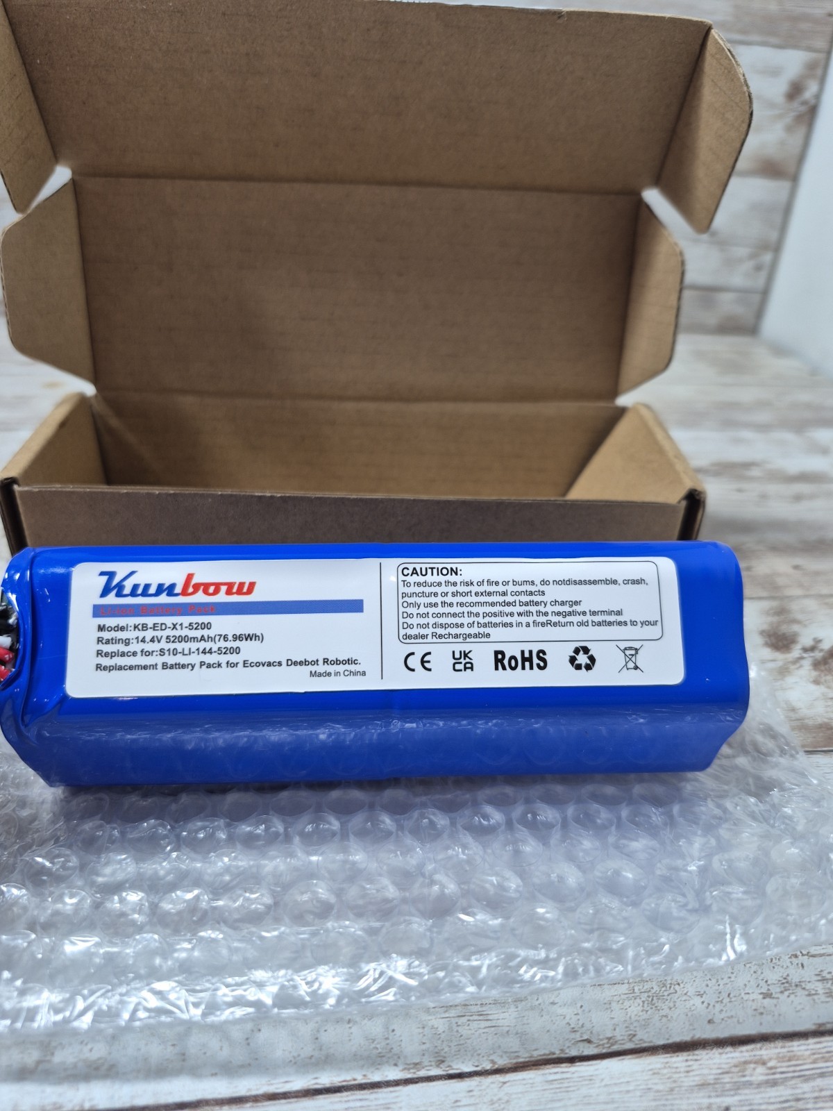 kunbow 5200mAh Replacement Battery for Ecovacs Deebot Ozmo 950 DX9G, Deebot X1,