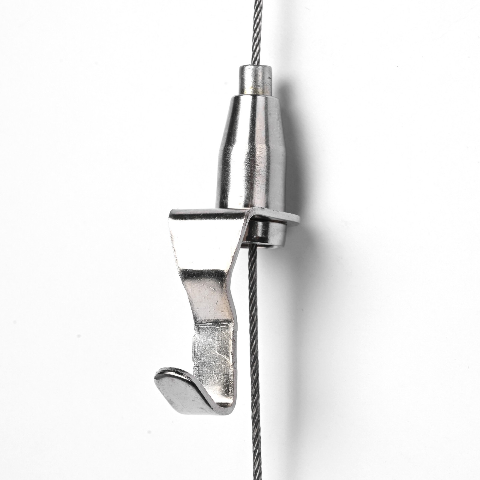 Yescom 20PCS Adjustable Picture Rail Hook Wire Rope Art Gallery Hanging System