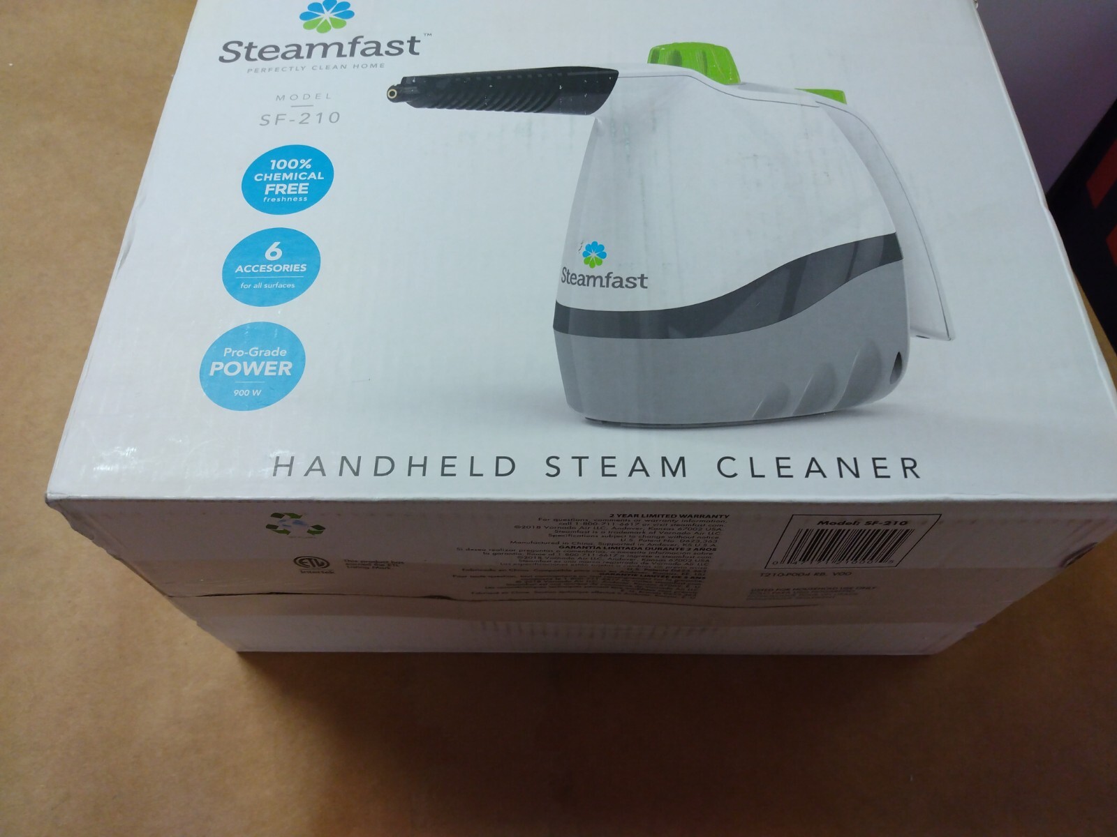 Steamfast SF-210 Handheld Portable Steam Cleaner, 8 Minutes of Continuous Steam