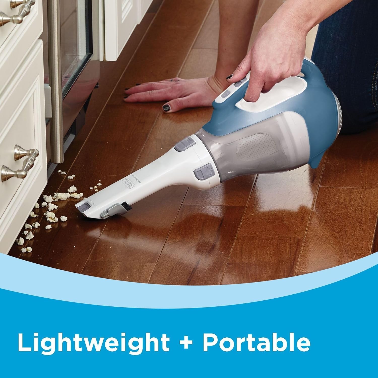 dustbuster AdvancedClean Handheld Vacuum Cordless, Compact Home and Car Vacuum