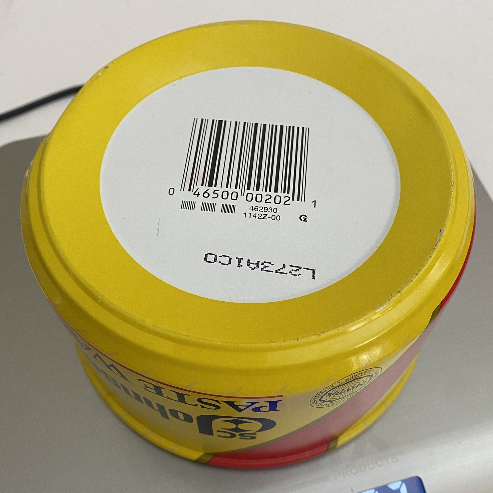 SC Johnson Paste Wax The Original Formula, 16 oz (1 lb) Discontinued 95% Full