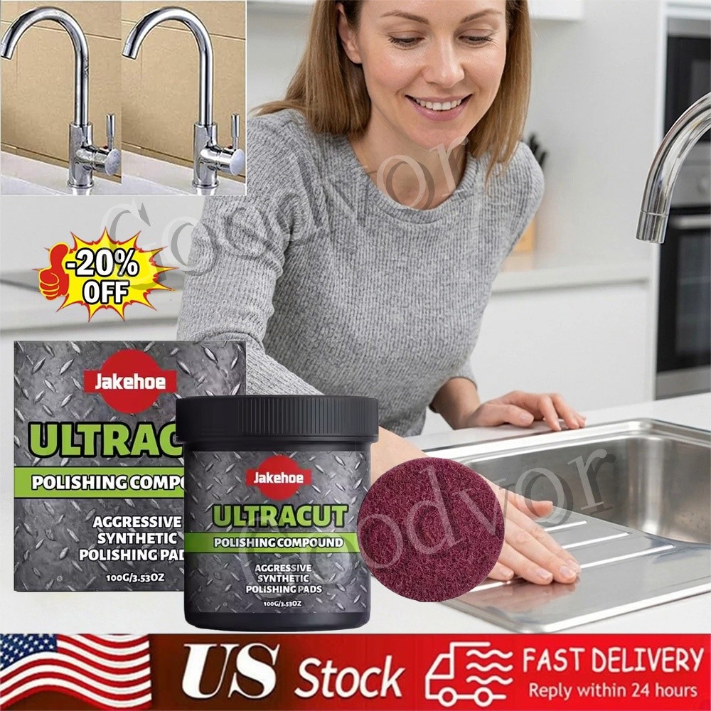 Ultracut Polishing Compound,Surface Restoration Polish With Pad 100G~20%OFF