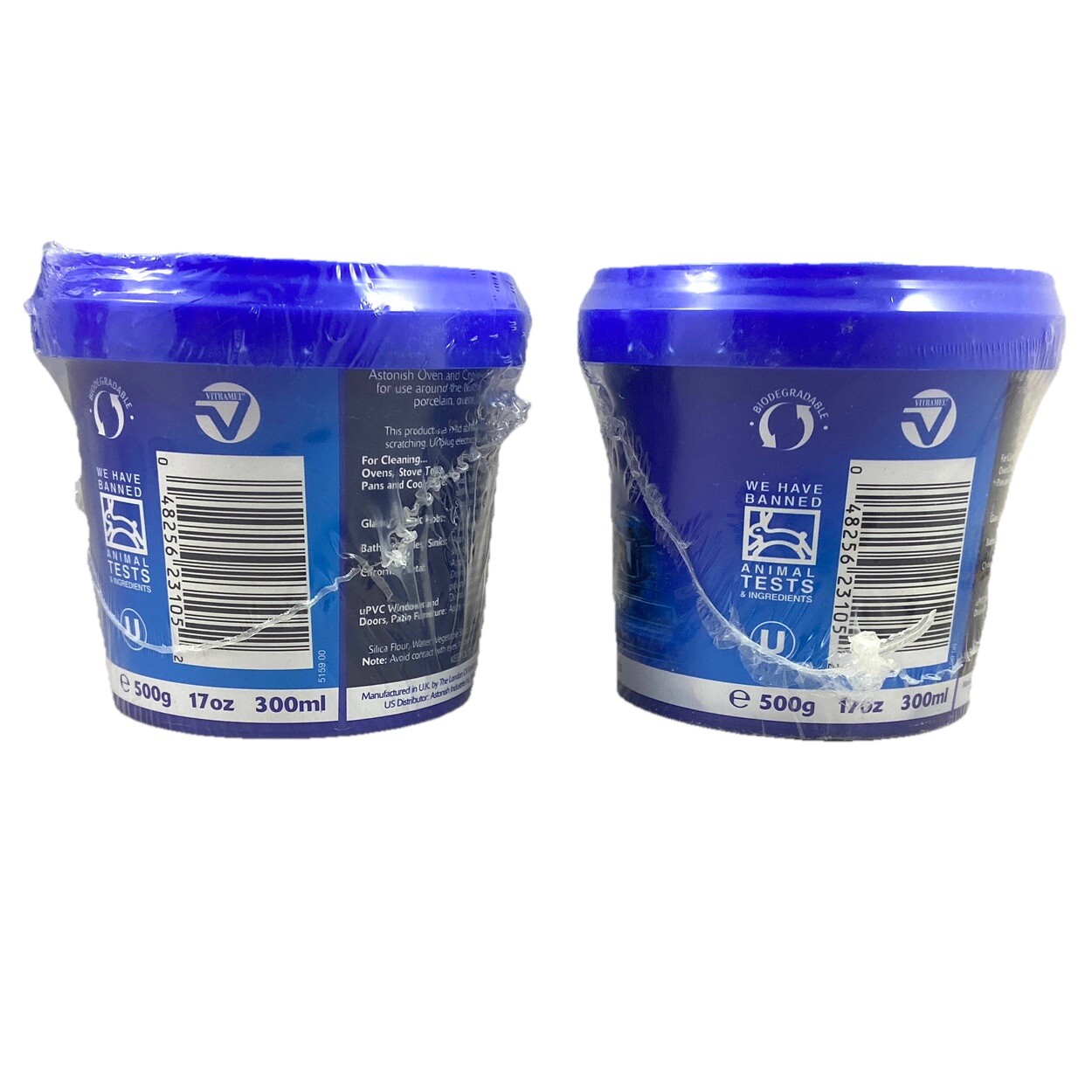 Astonish Oven & Cookware Cleaner Paste 17oz (500g) New Sealed Non Acid Lot of 2