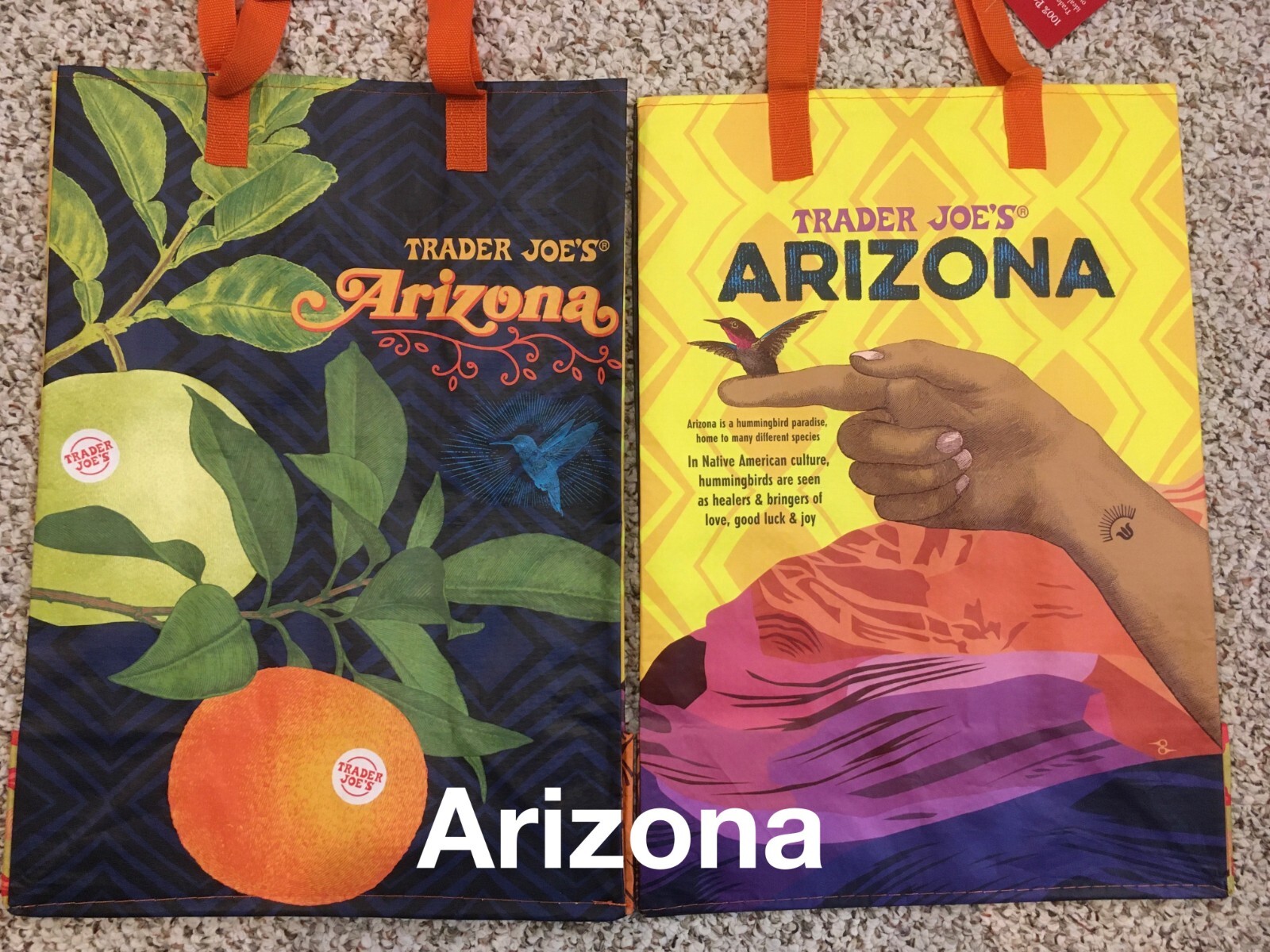 UPick 1 (42Choices) Trader Joe’s ECO Reusable Shopping Grocery Gift Tote Bag NWT