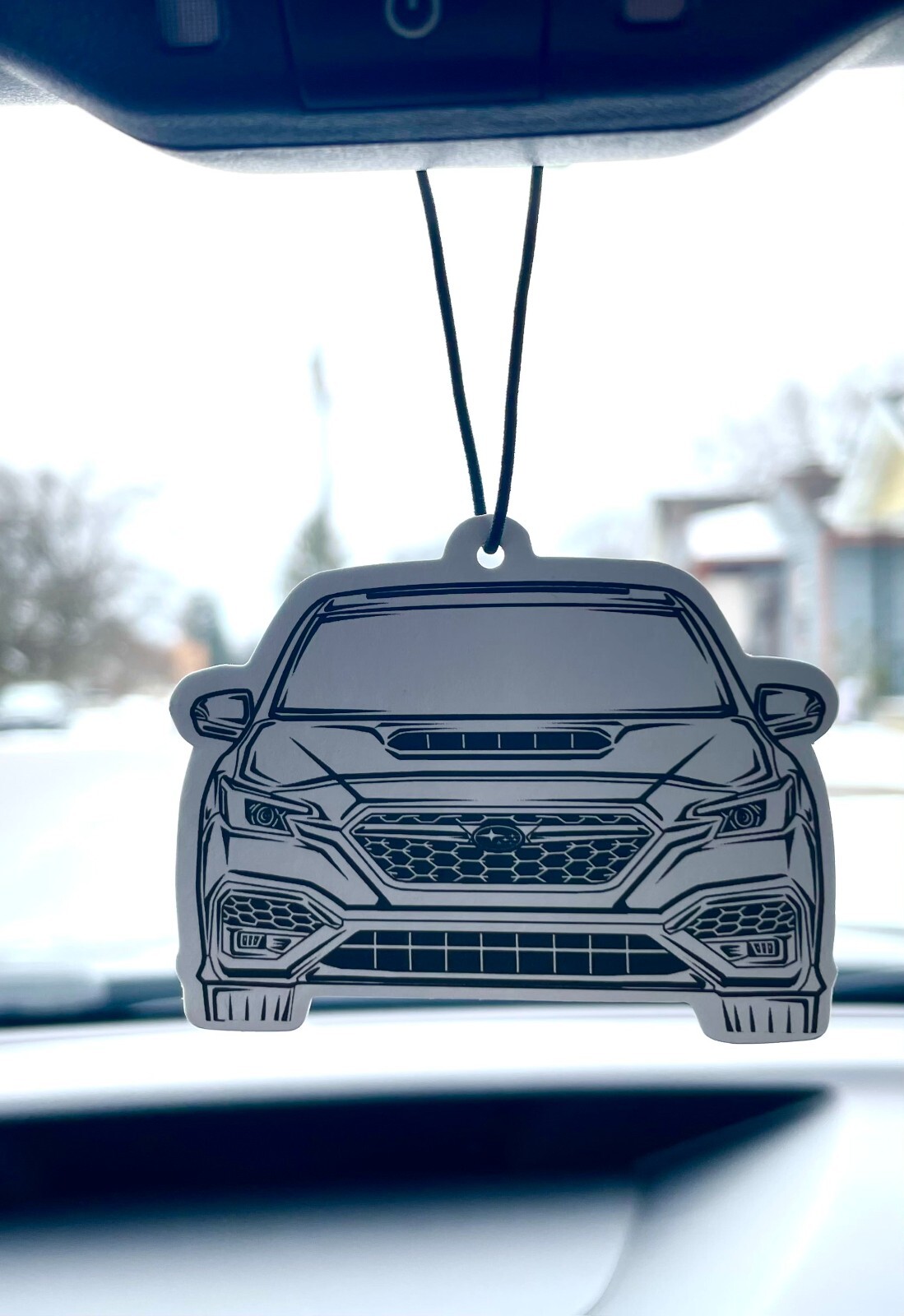 VB WRX Air Freshener in Black and White ll Pack of 2