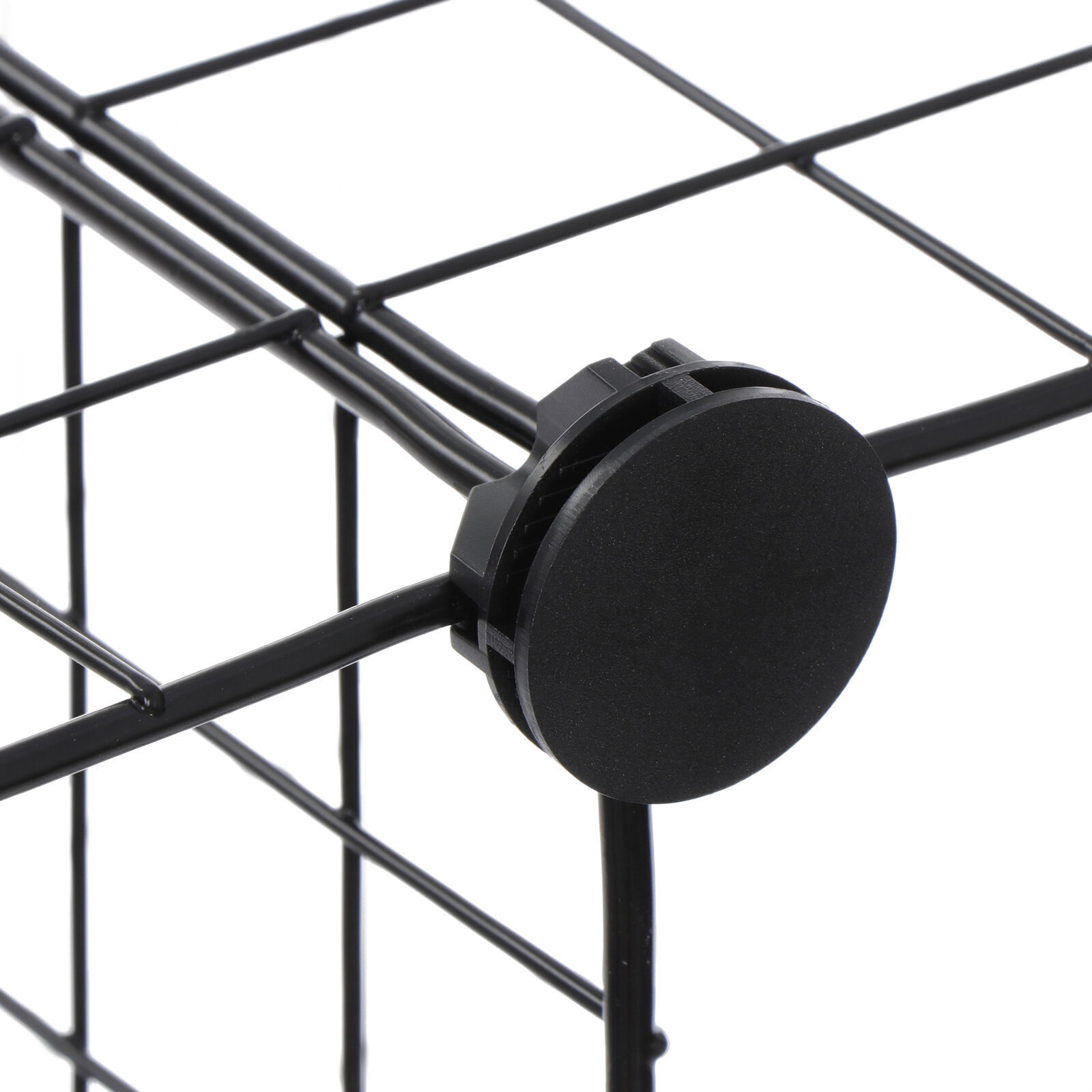 12-Cube Wire Cube Storage Organizer Shelving Wire Shelves Rack Modular Bookshelf