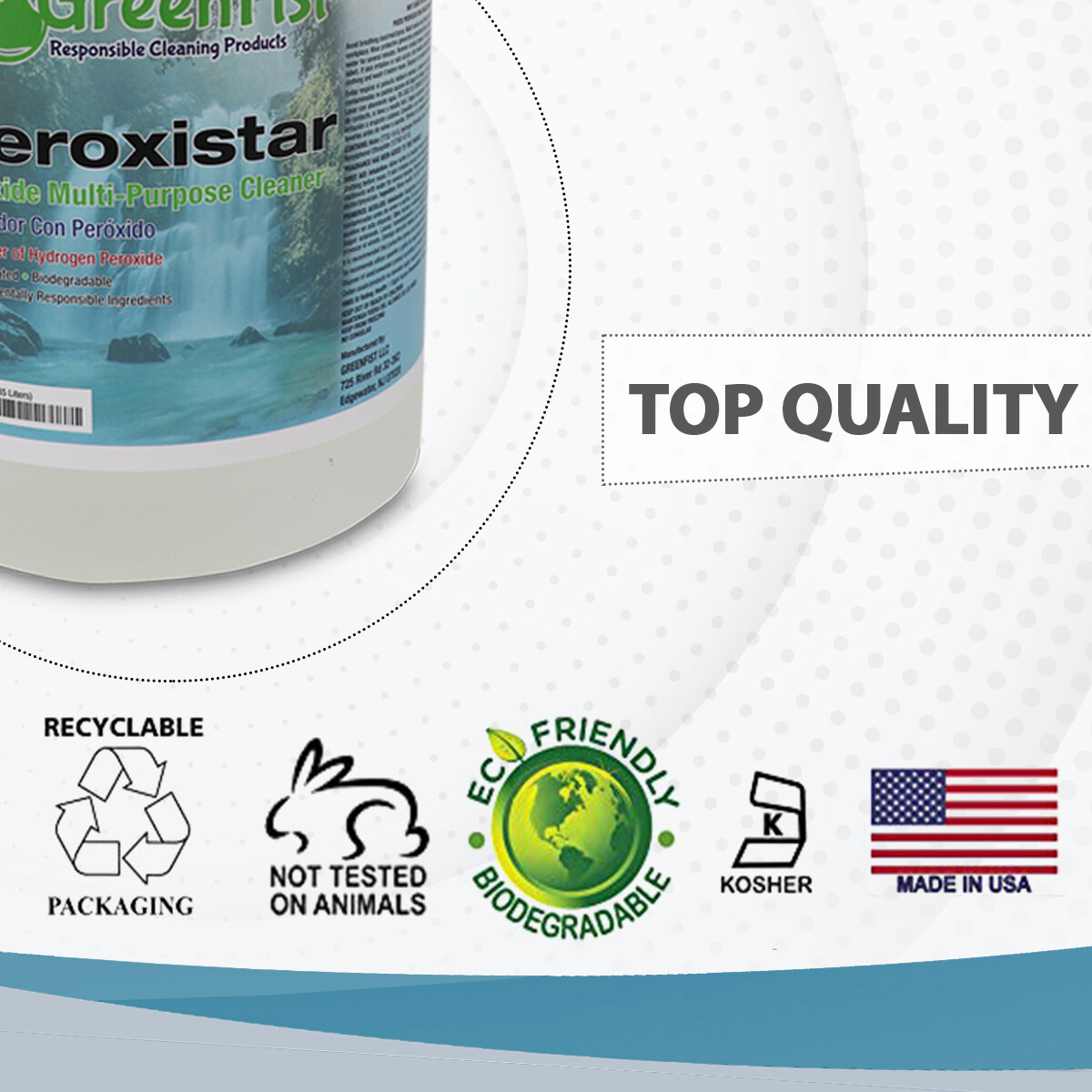 GreenFist Lotion Liquid Hand Soap (1 Gallon) + Peroxide Cleaner (1 Gallon)