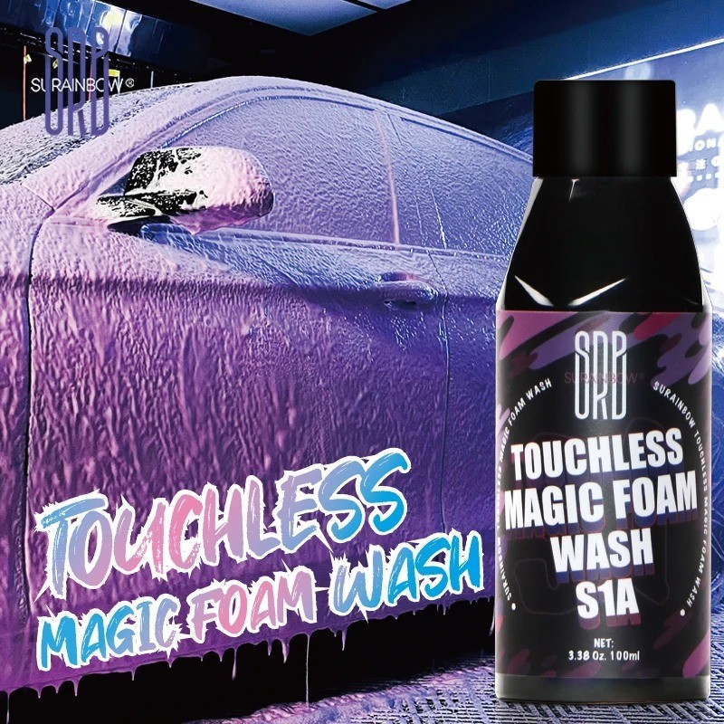 100ml Pink Foaming Car Wash Soap Wax Shampoo Foam Cannon Gun Bucket Wash