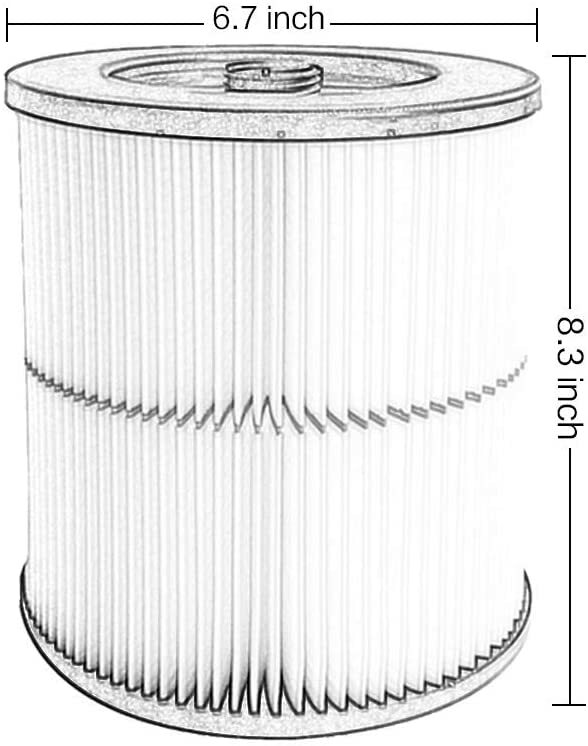 MaximalPower Replace Cartridge Filter for Shop Vac Craftsman 9-17816 Wet Dry