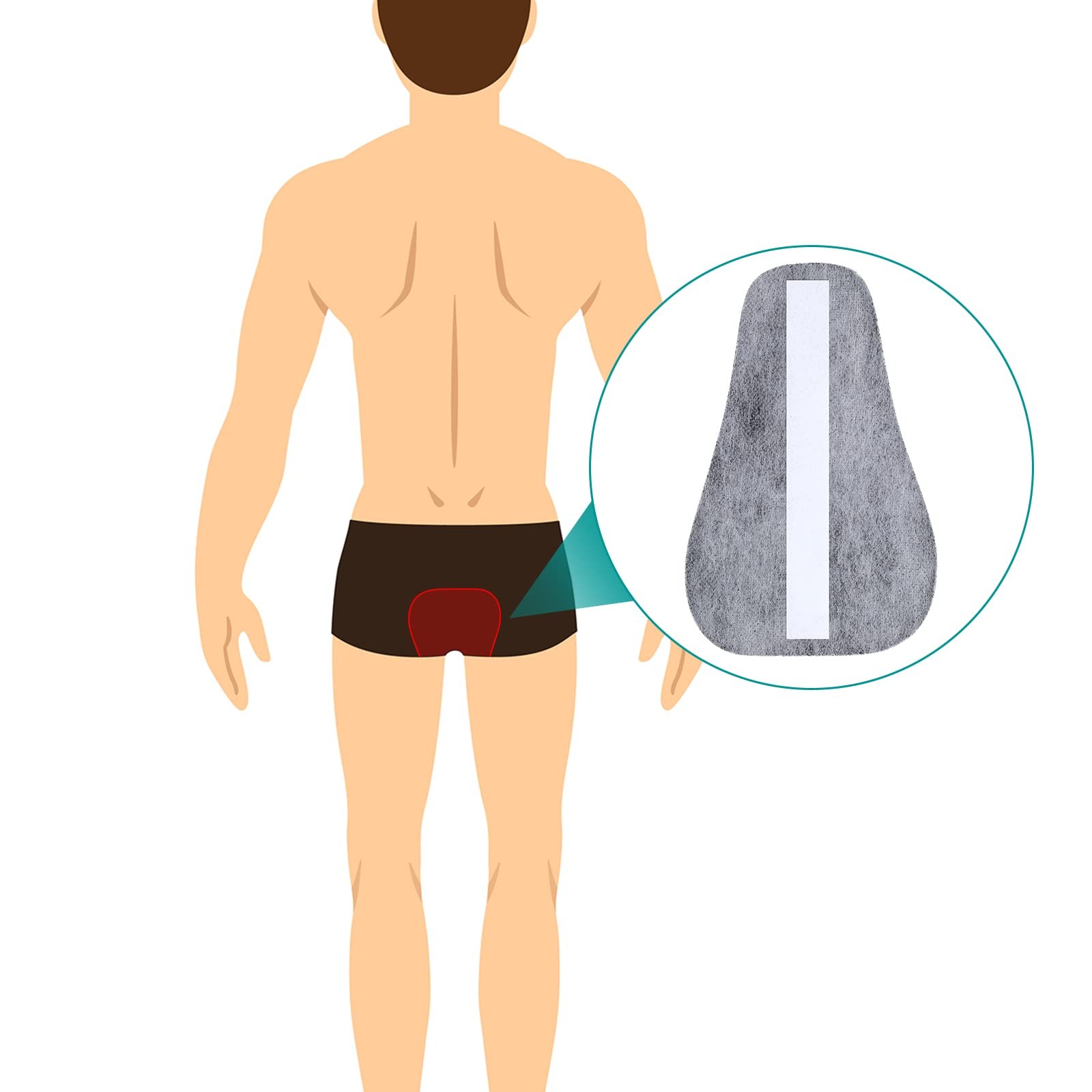 8 Pcs Charcoal Underwear Flatulence Pads Deodorizer Women Men High Absorption Ch