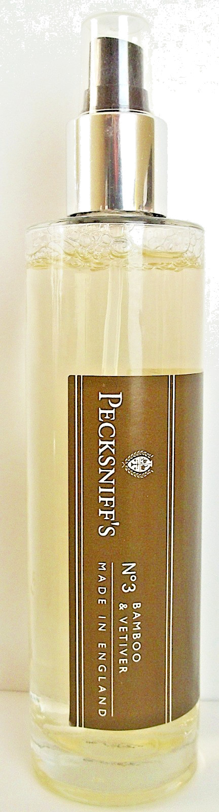 PECKSNIFF’S England No. 3 BAMBOO & VETIVER Room Spray 6.7 fl oz/200 mL, NEW