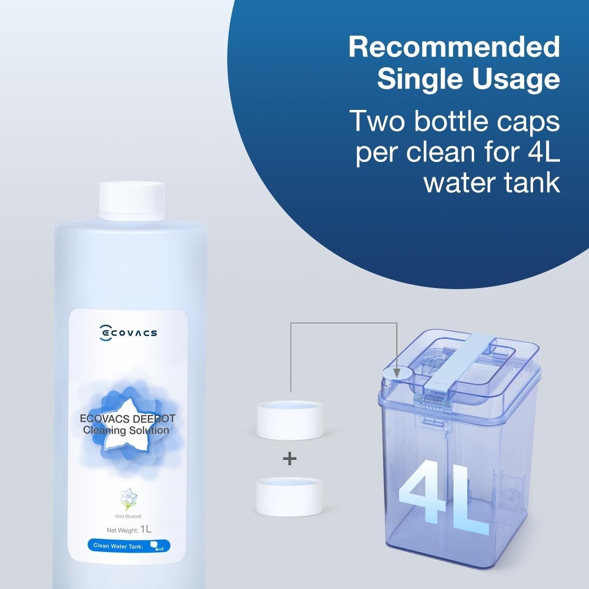 DEEBOT X1 OMNI Floor Cleaner Liquid 2x 35oz – Powerful, Multi-Surface