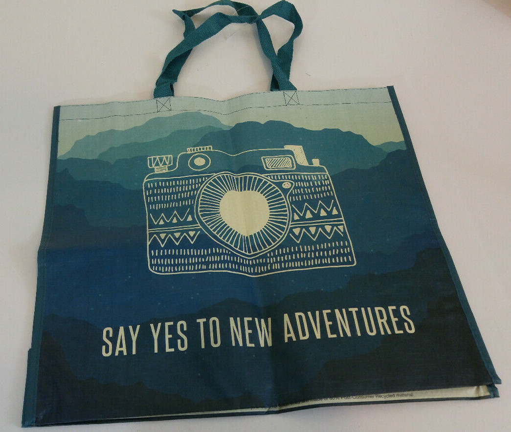 Say Yes To Adventure Camera Reusable Tote Shopping Bag from Burlington
