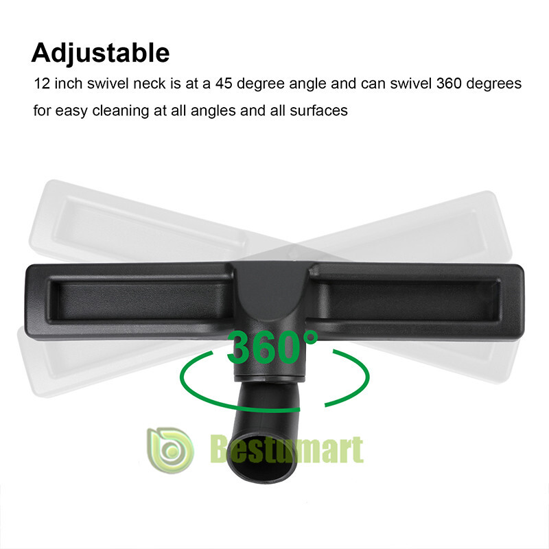 Universal 12″ Vacuum Cleaner Attachment Floor Brush Tool 1.25″ 1-1/4″ 32mm