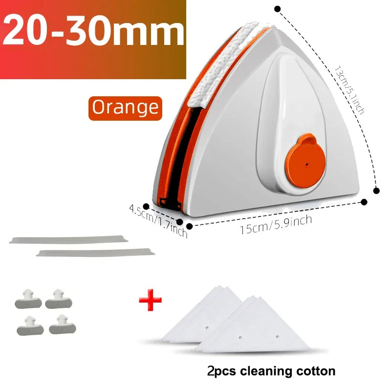 Double Sided Magnet Windows Cleaner Automatic Drainage Wiper Glass Window Washer