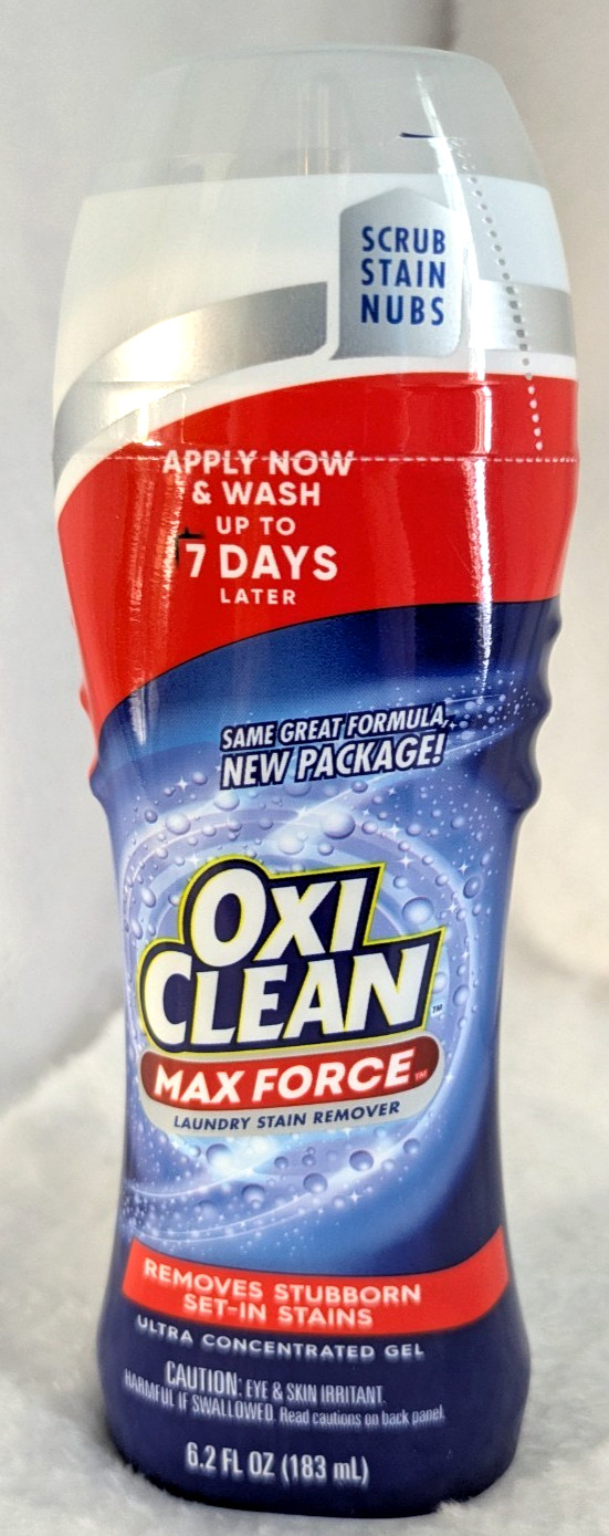 OxiClean Max Force Gel Stain Remover Stick 6.2 oz
