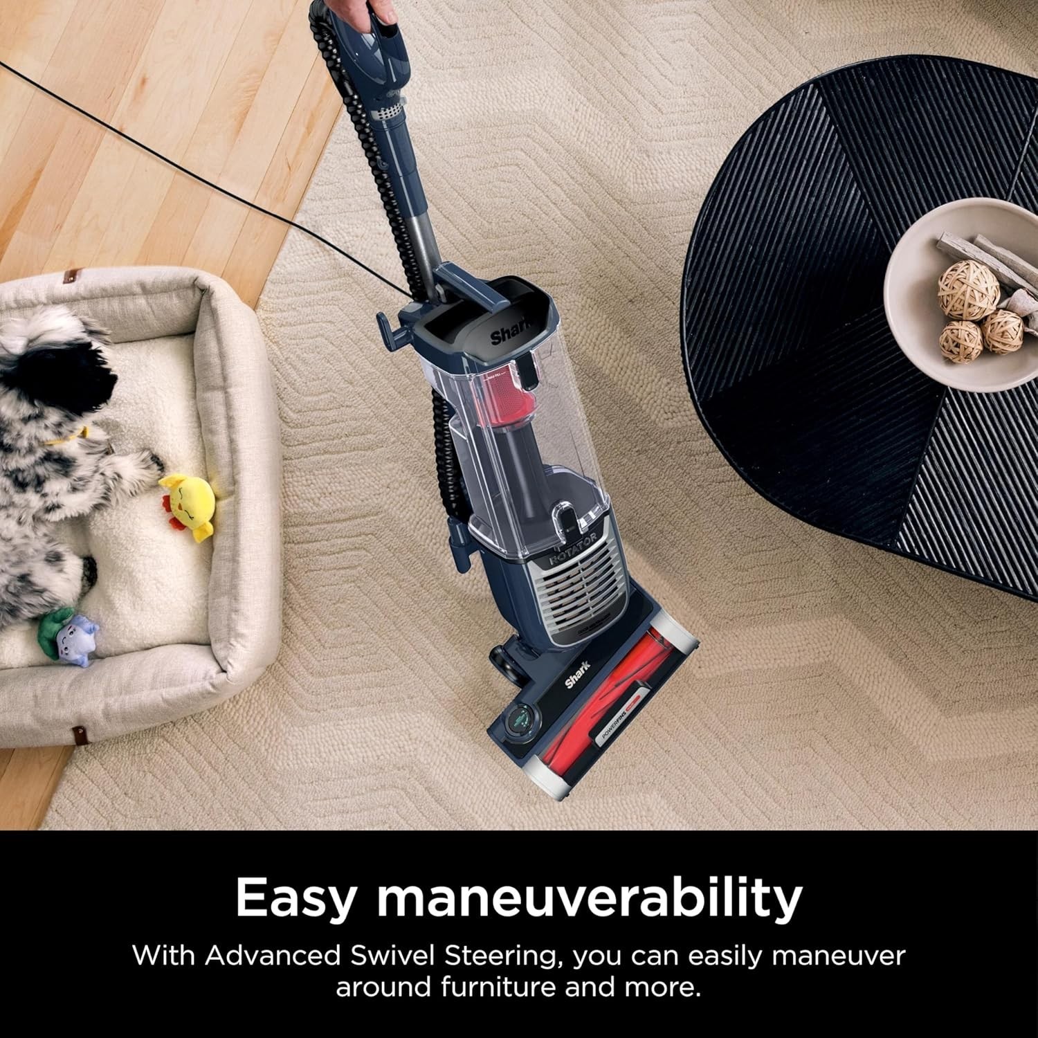 Shark ZU100 Rotator Pet Upright Vacuum W/Powerfins & Odor Neutralizing Tech