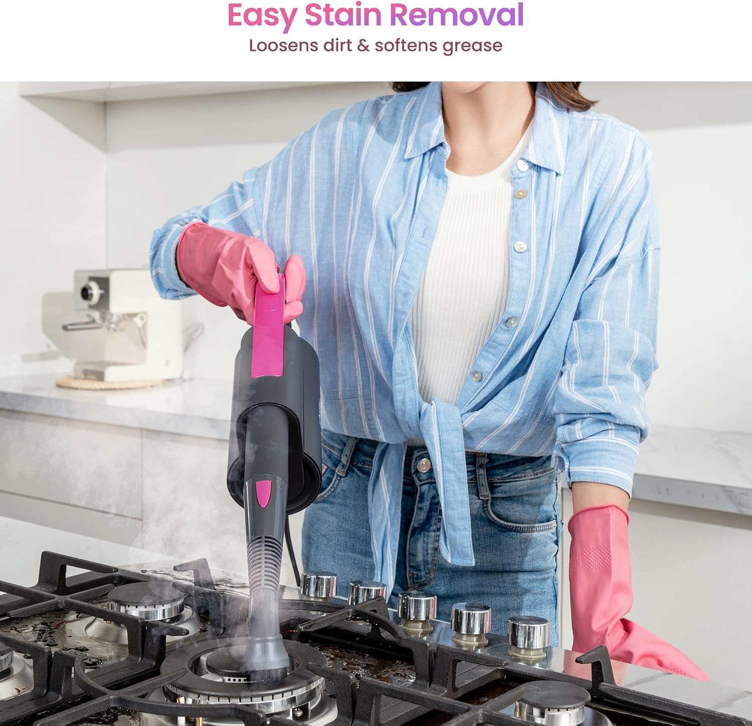 Rapid Heat Up Steam Mop for Hardwood, Tile & More – Effortless Cleaning Routine