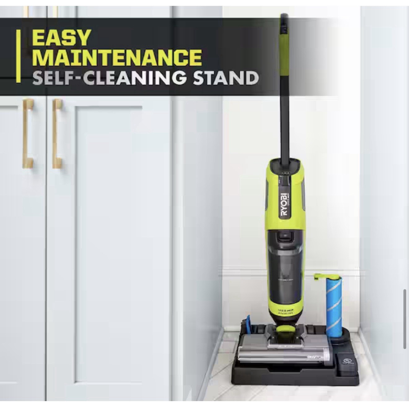 Ryobi ONE+ HP 18V Cordless SWIFTClean Wet/Dry Stick Mop and Vacuum