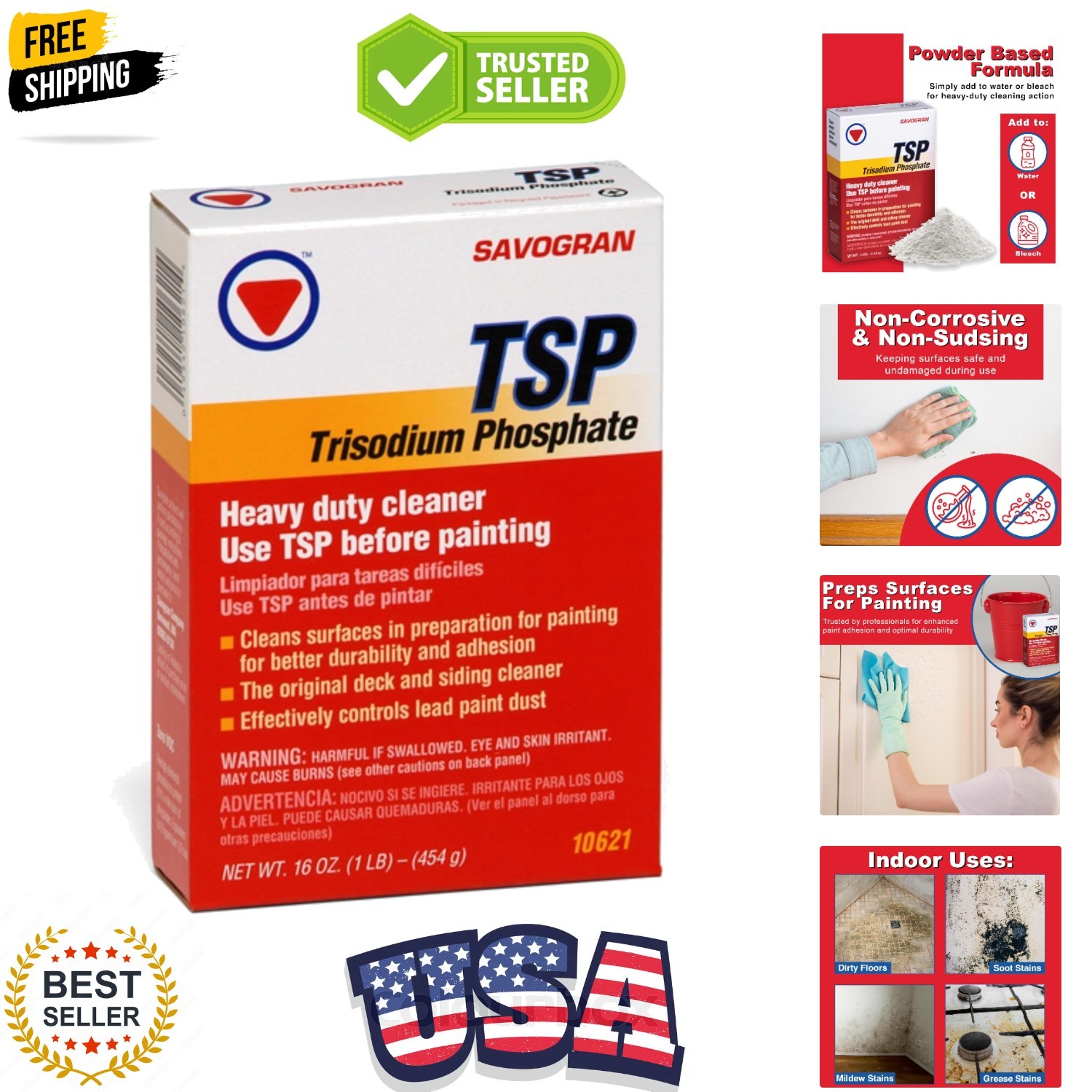 Trisodium Phosphate TSP 1LB 16oz