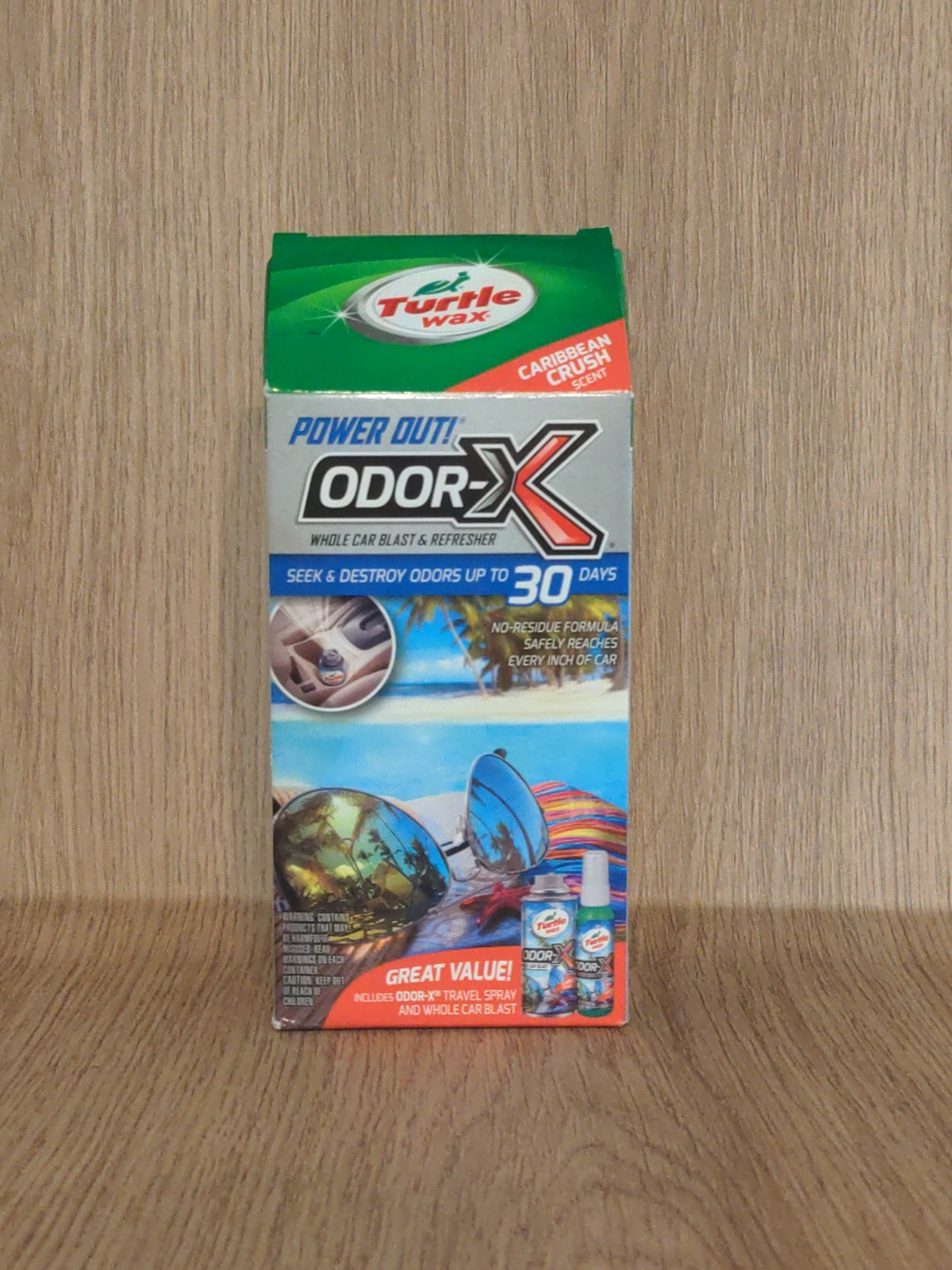 Power Out! Odor-X Whole Car Blast & Refresher – Caribbean Crush – Turtle Wax