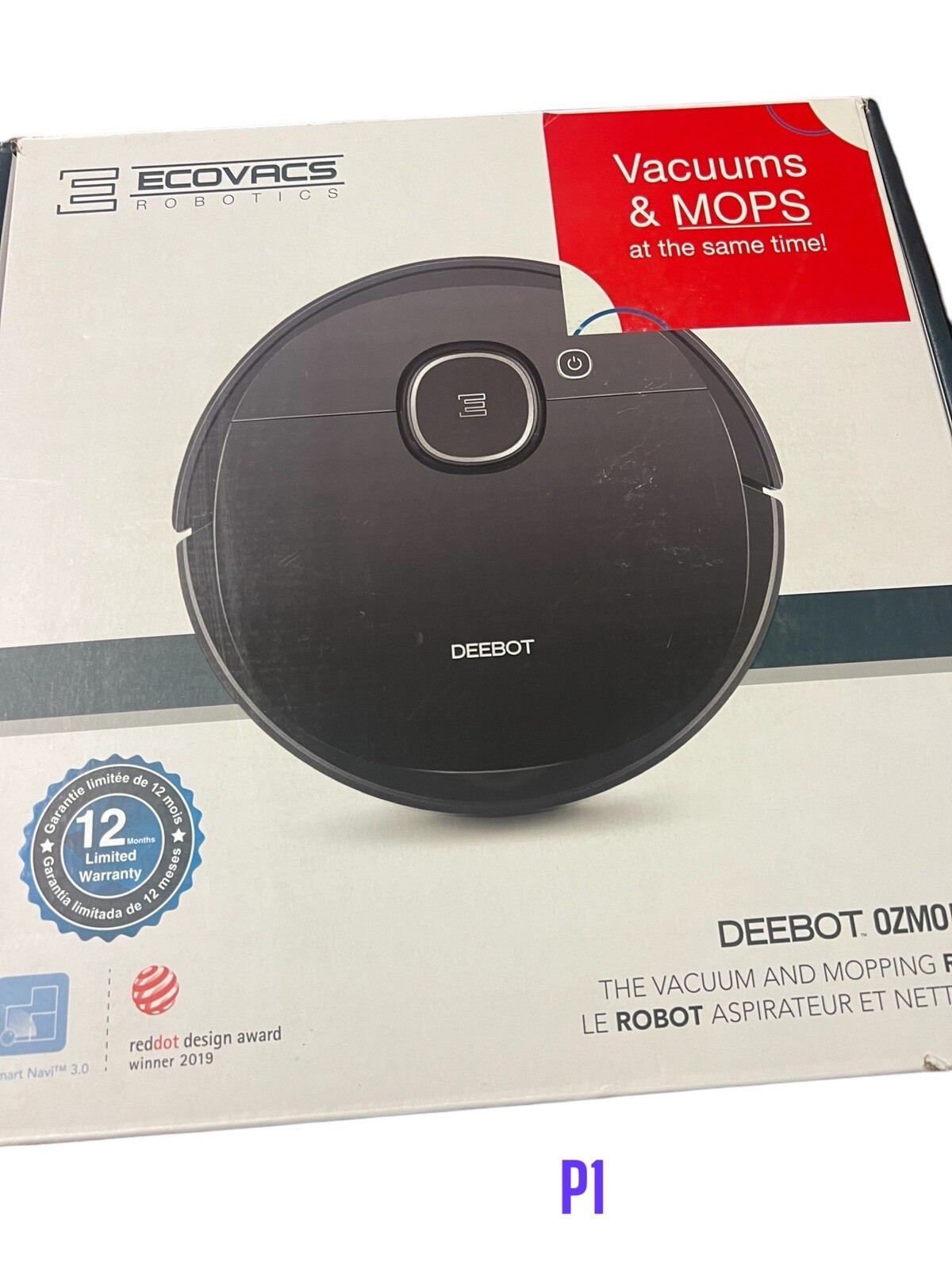 Ecovacs DEEBOT OZMO 920 2in1 Mopping Robotic Vacuum please read