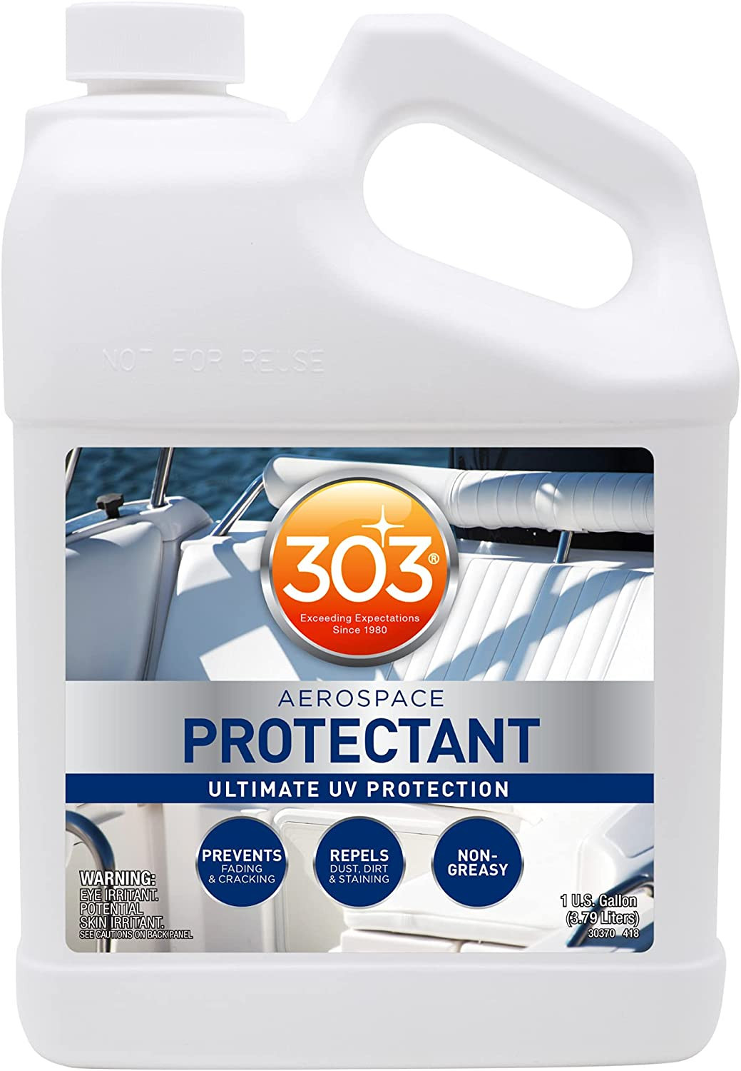 303 Marine Aerospace Protectant – UV Protection – Repels Dust, Dirt, & Staining