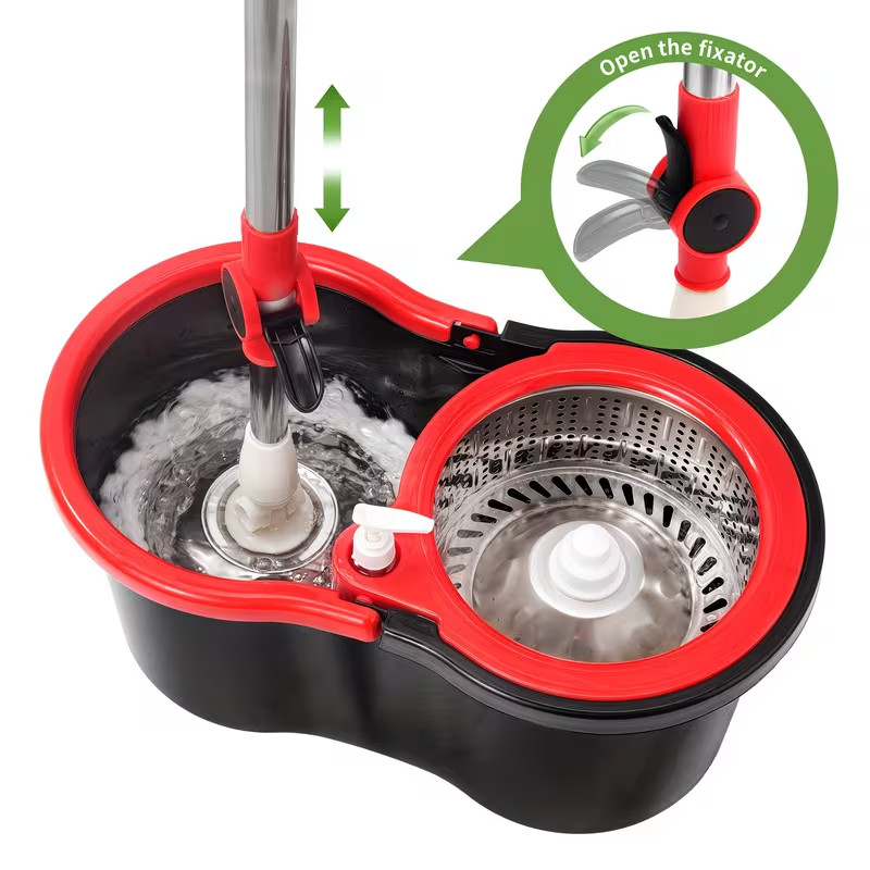Set of Spin Mop And Bucket with Wringer